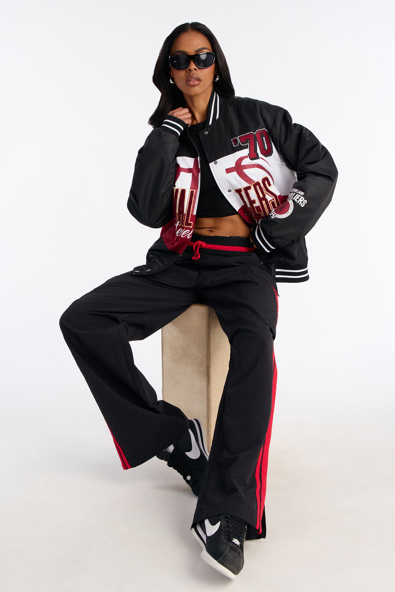 NBA Cleveland Cavaliers Twill Jacket - Black