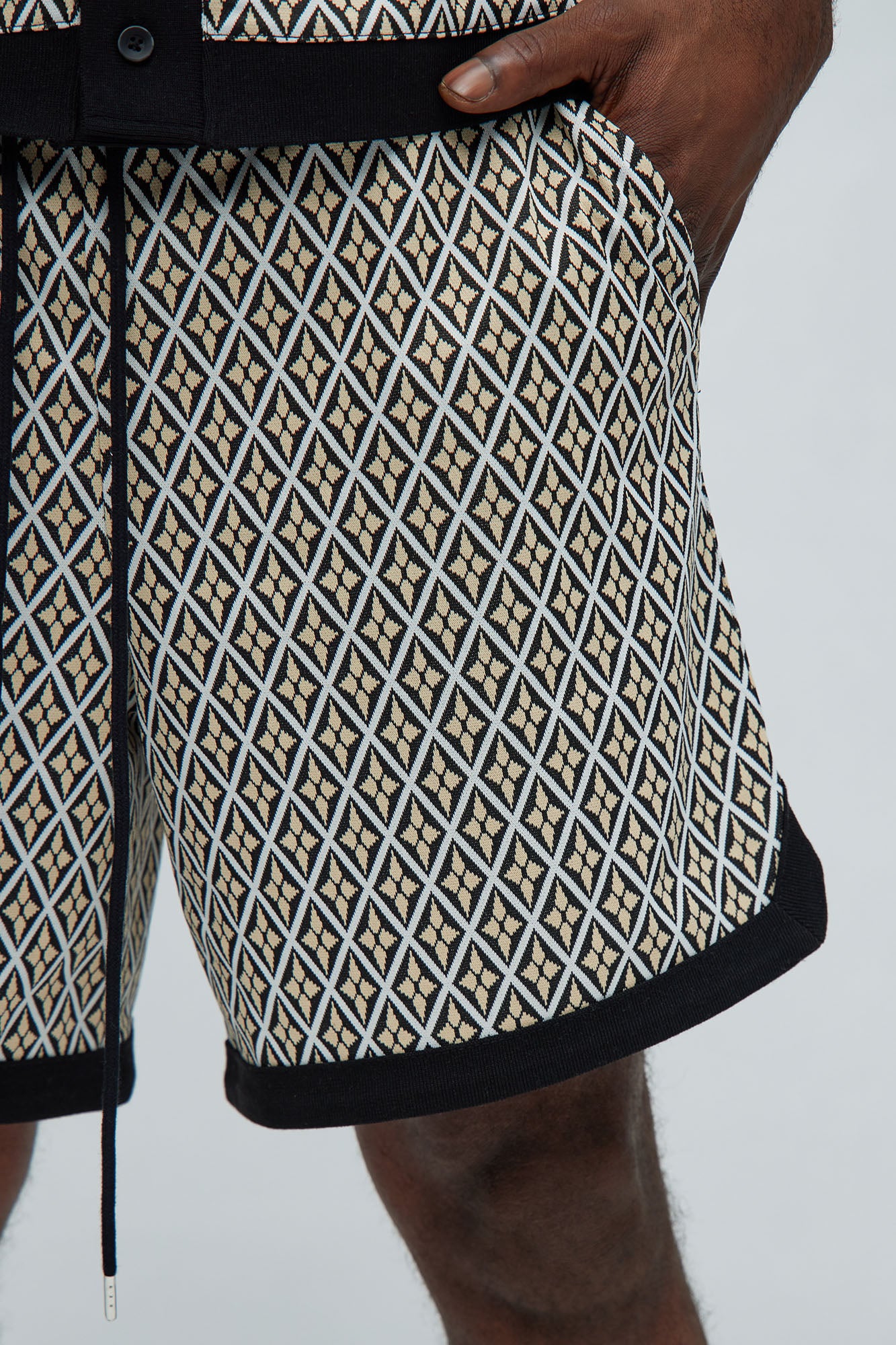 Rushmore Knit Warmup Shorts - Black/combo