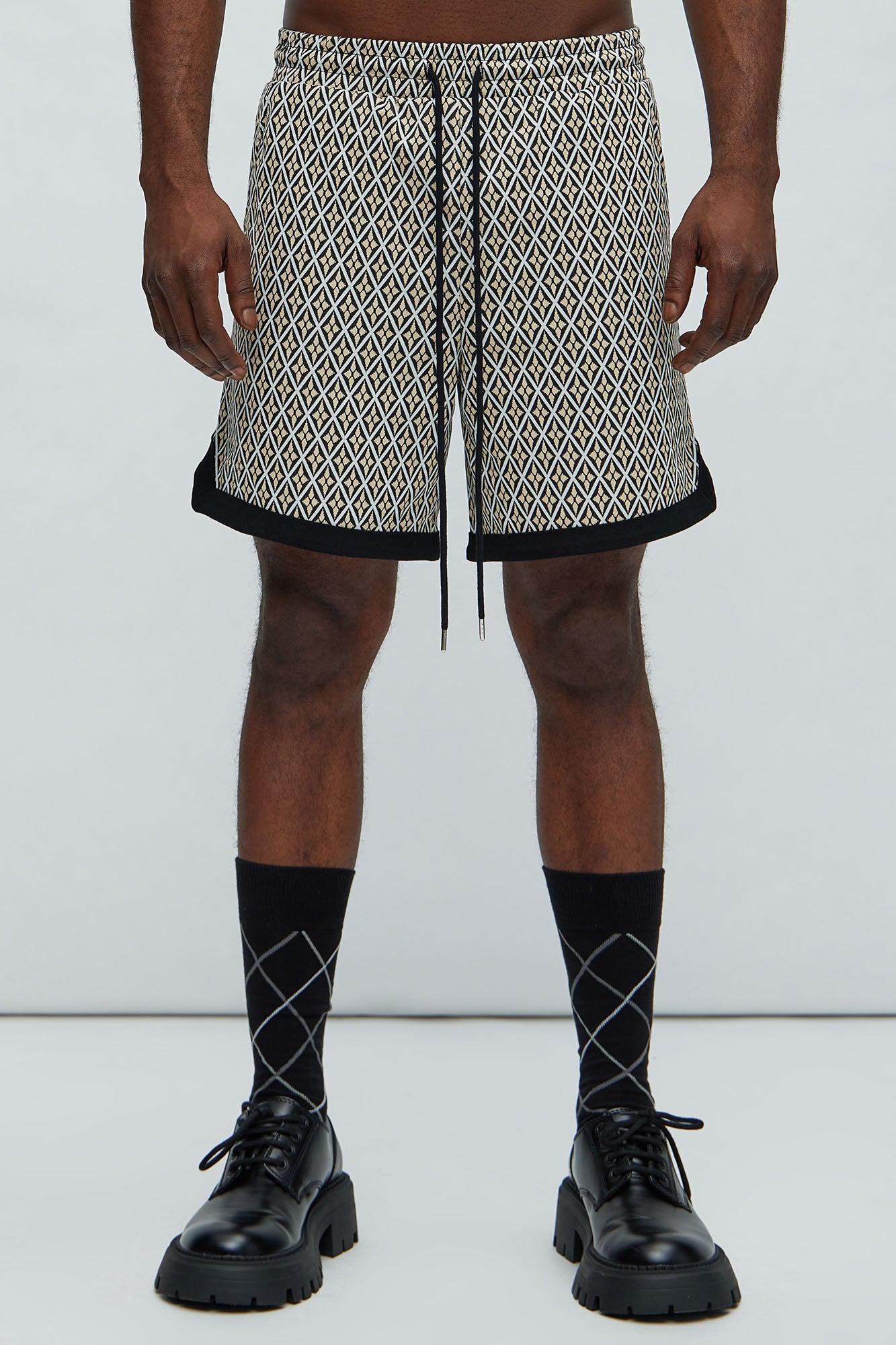 Rushmore Knit Warmup Shorts - Black/combo