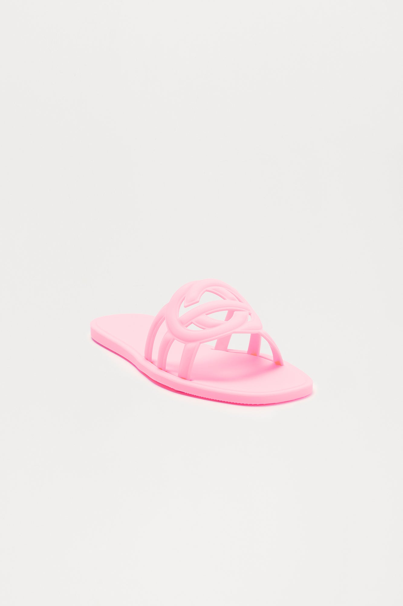 Peachy Slip On Sandals - Pink
