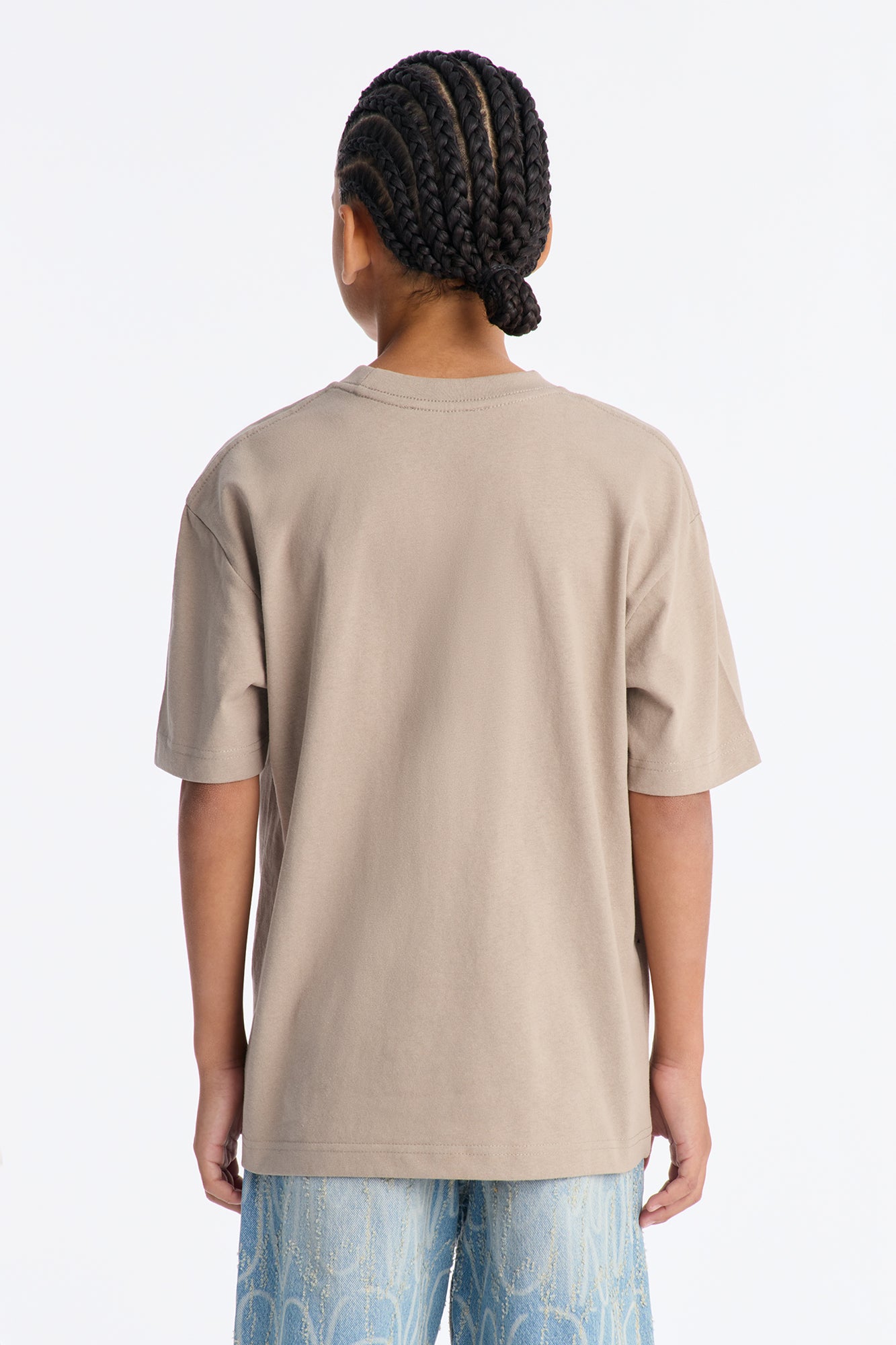 Mini Oversized Heavyweight Tee 240GSM - Taupe
