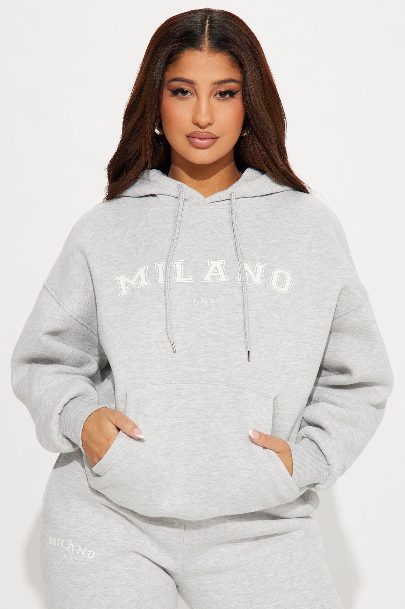 Milano Sweatpant Set - Heathered Grey