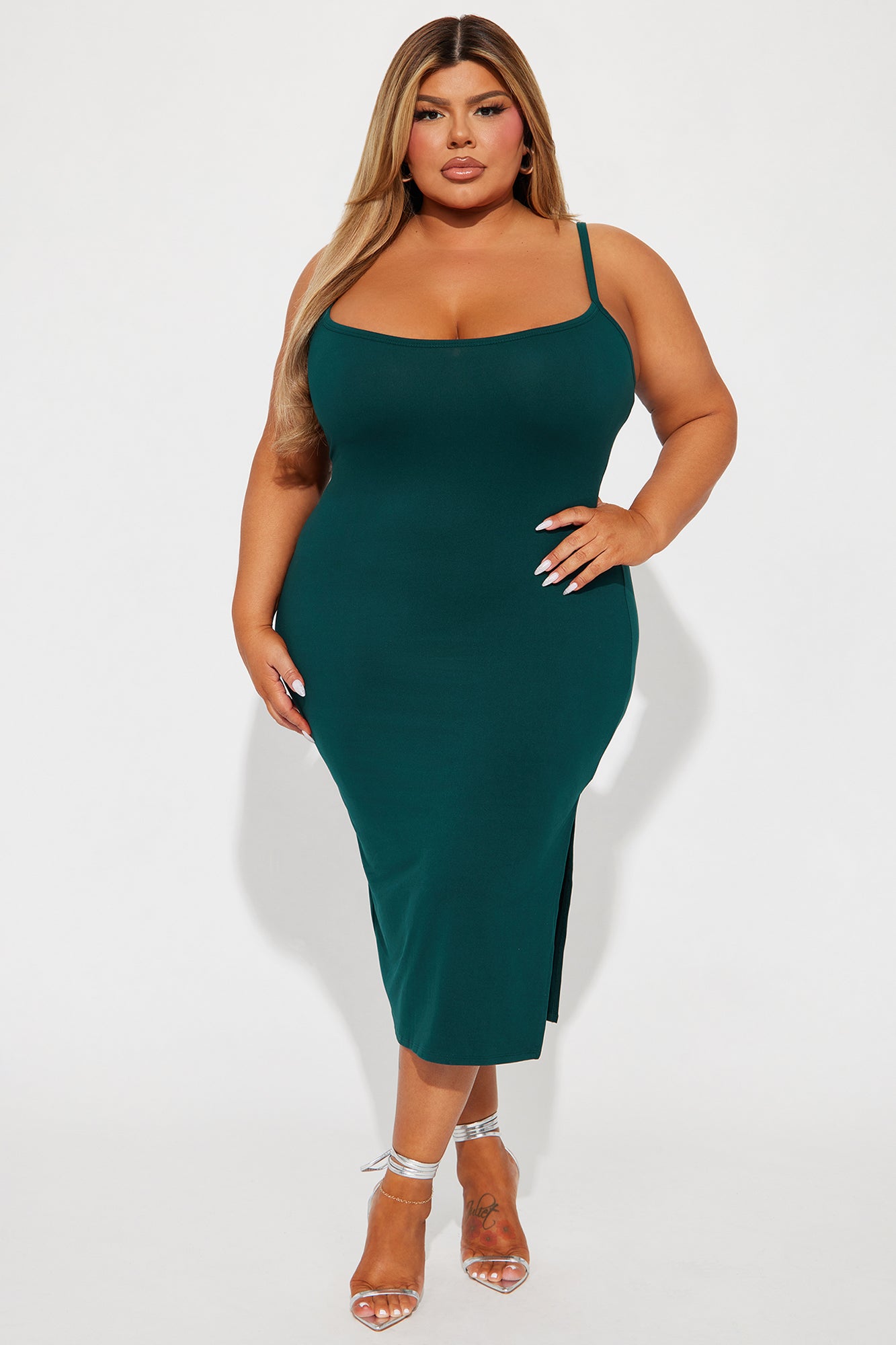 Janelle Midi Dress - Green