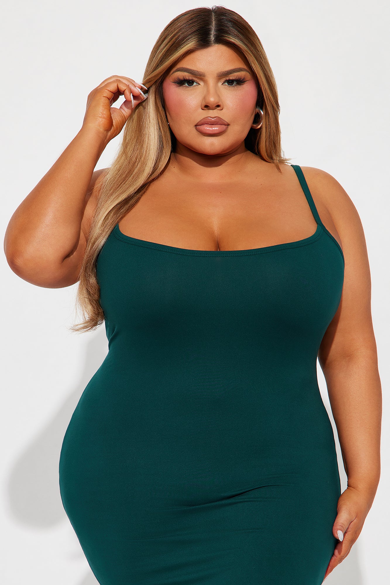 Janelle Midi Dress - Green