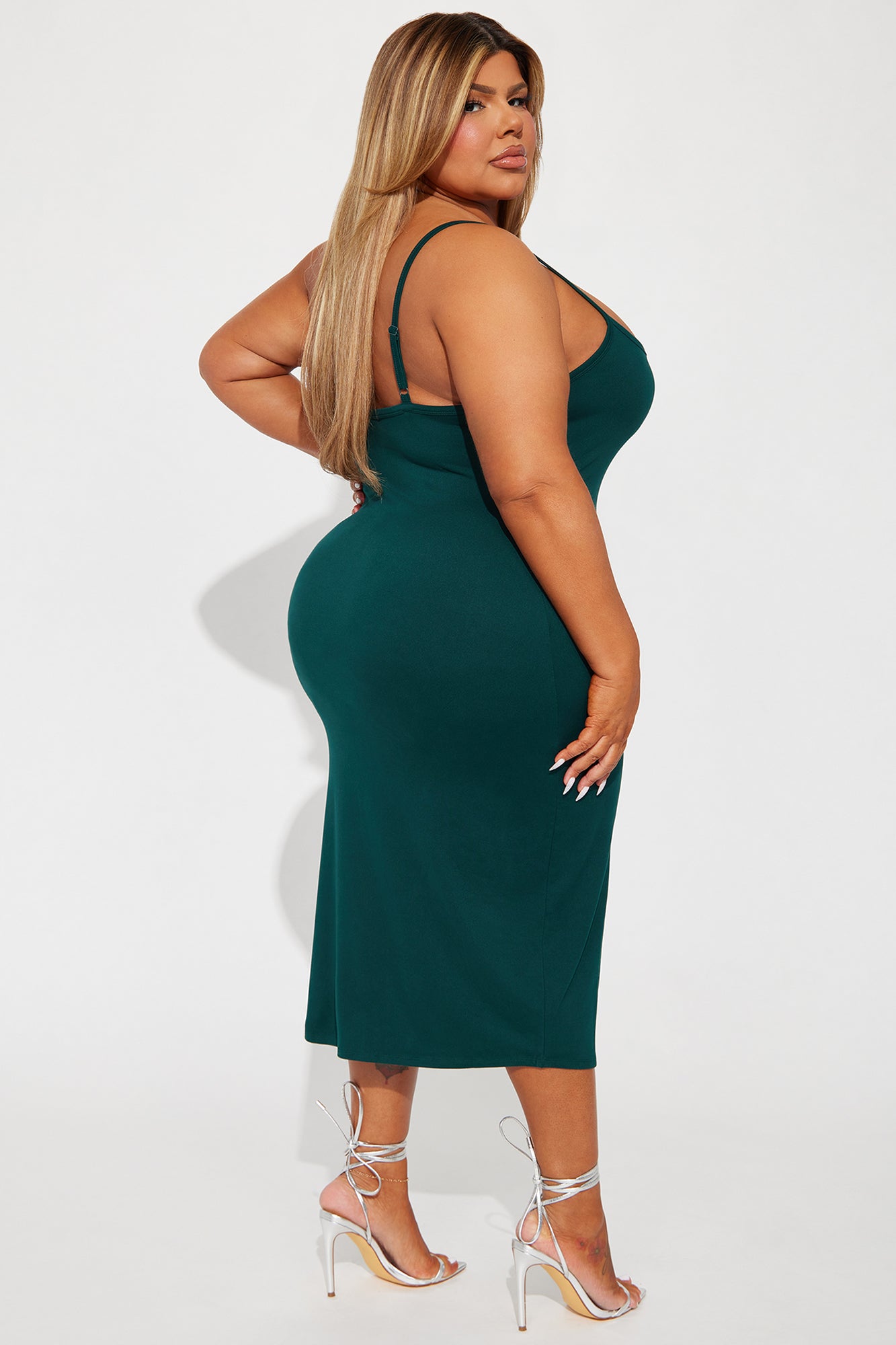 Janelle Midi Dress - Green