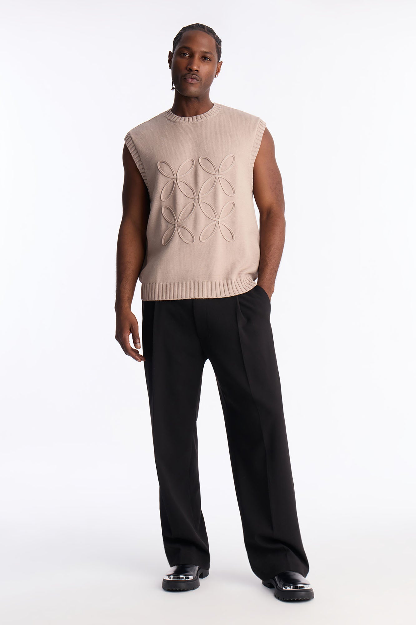 Soft Sands Sweater Vest - LightBrown
