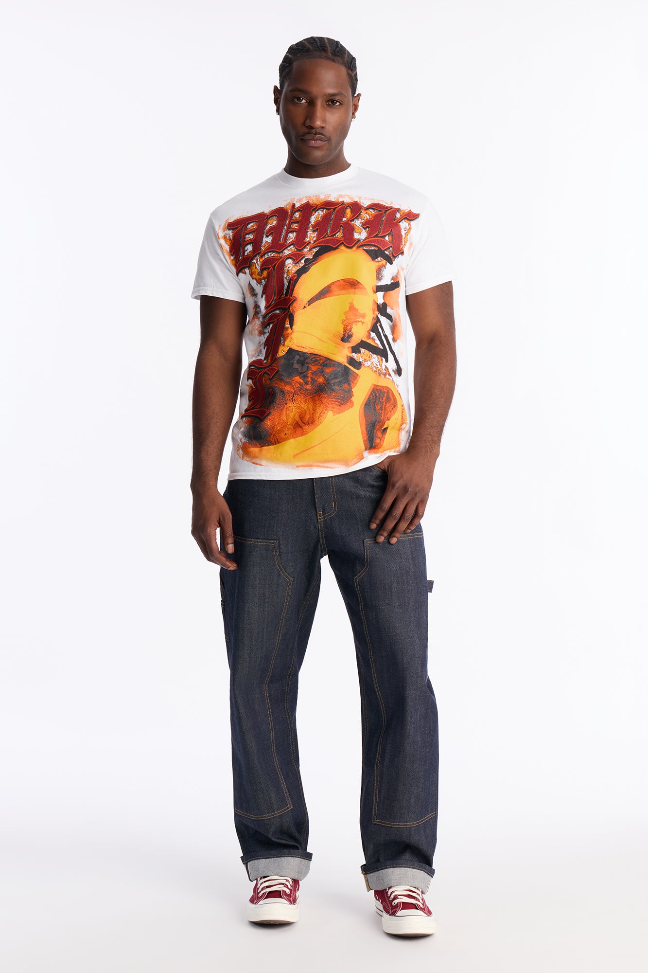 Lil Durk Blessed Short Sleeve Tee - White