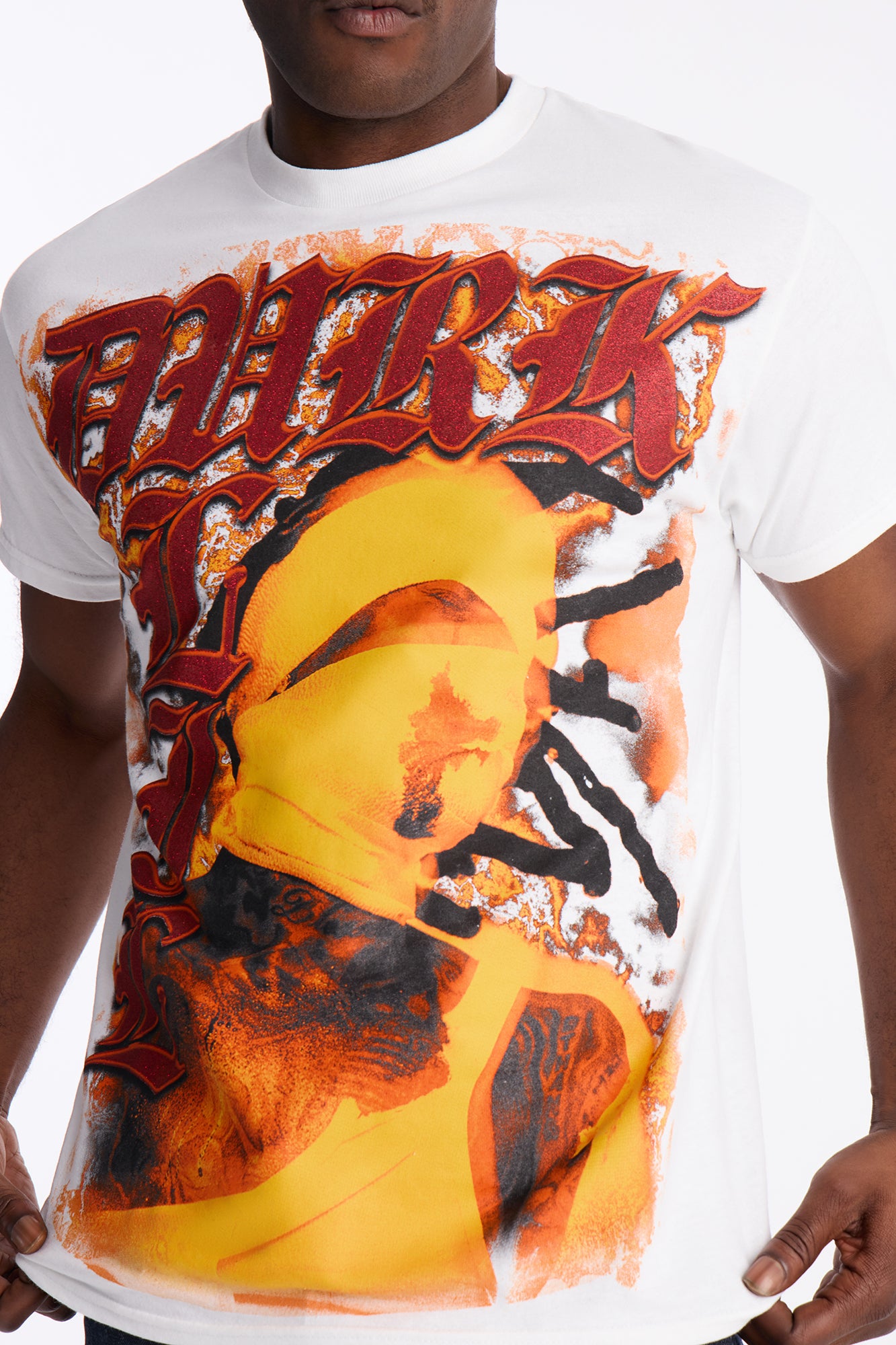 Lil Durk Blessed Short Sleeve Tee - White