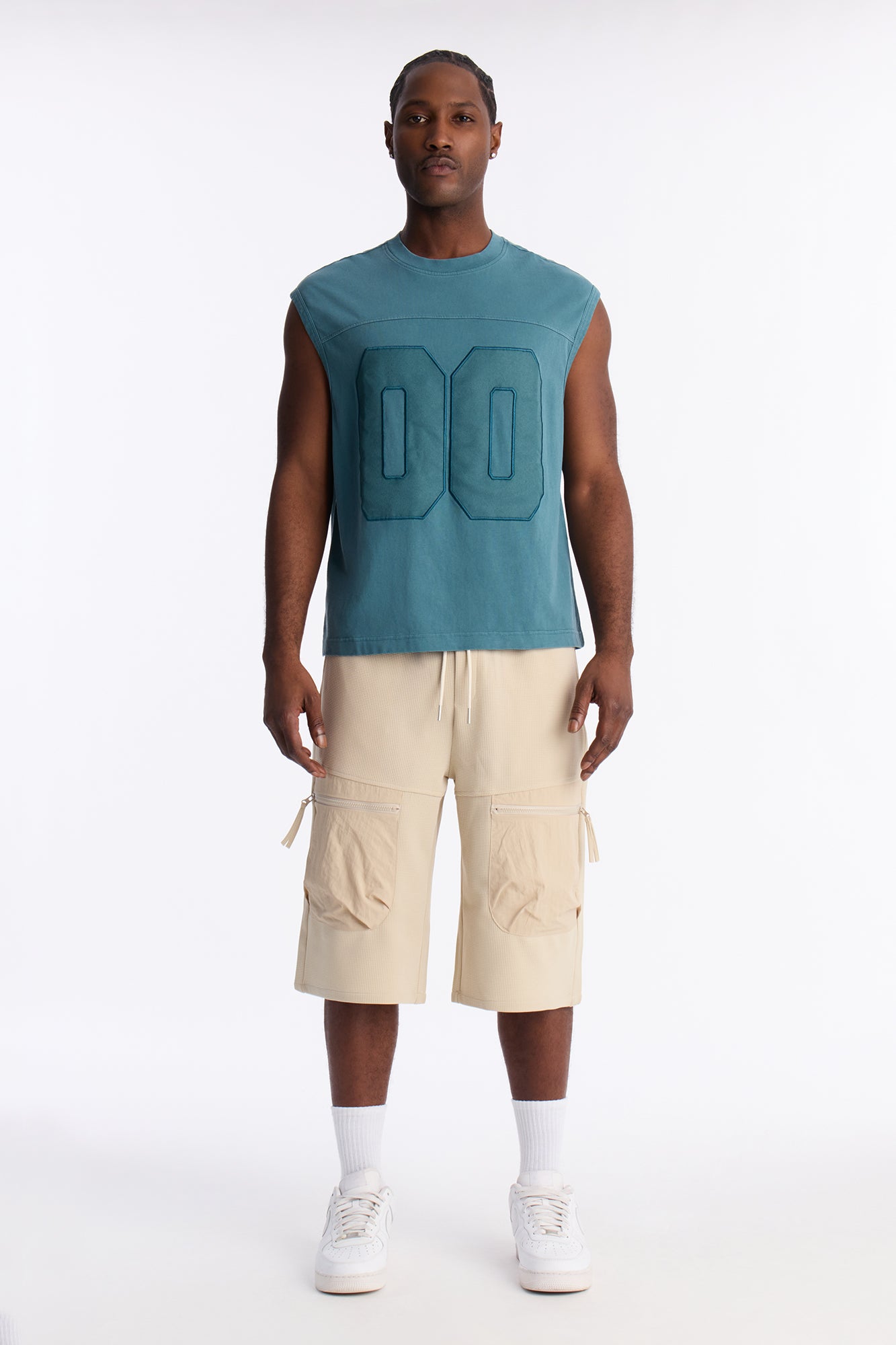 Neutral Code Muscle Tee - Blue