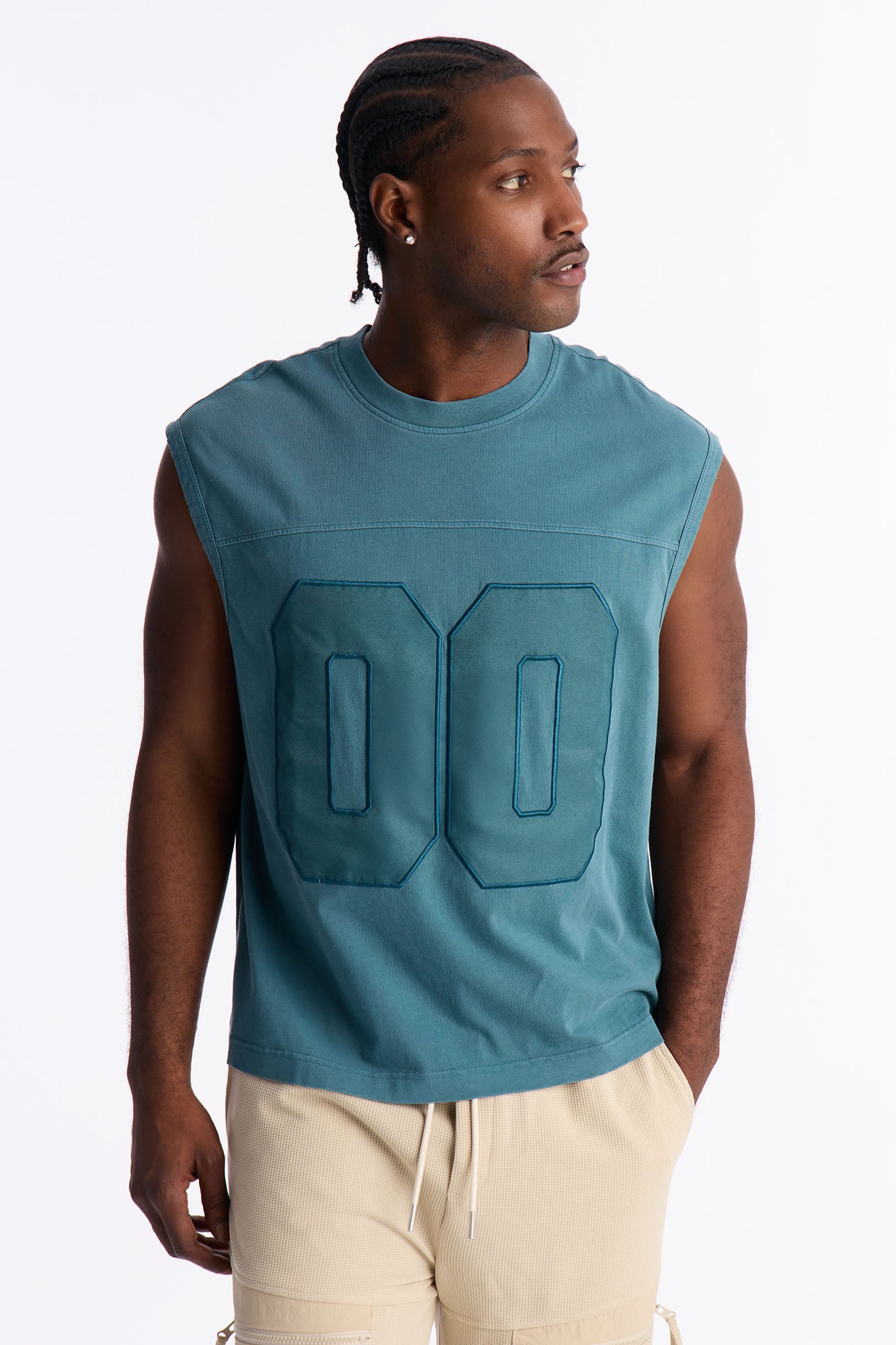 Neutral Code Muscle Tee - Blue
