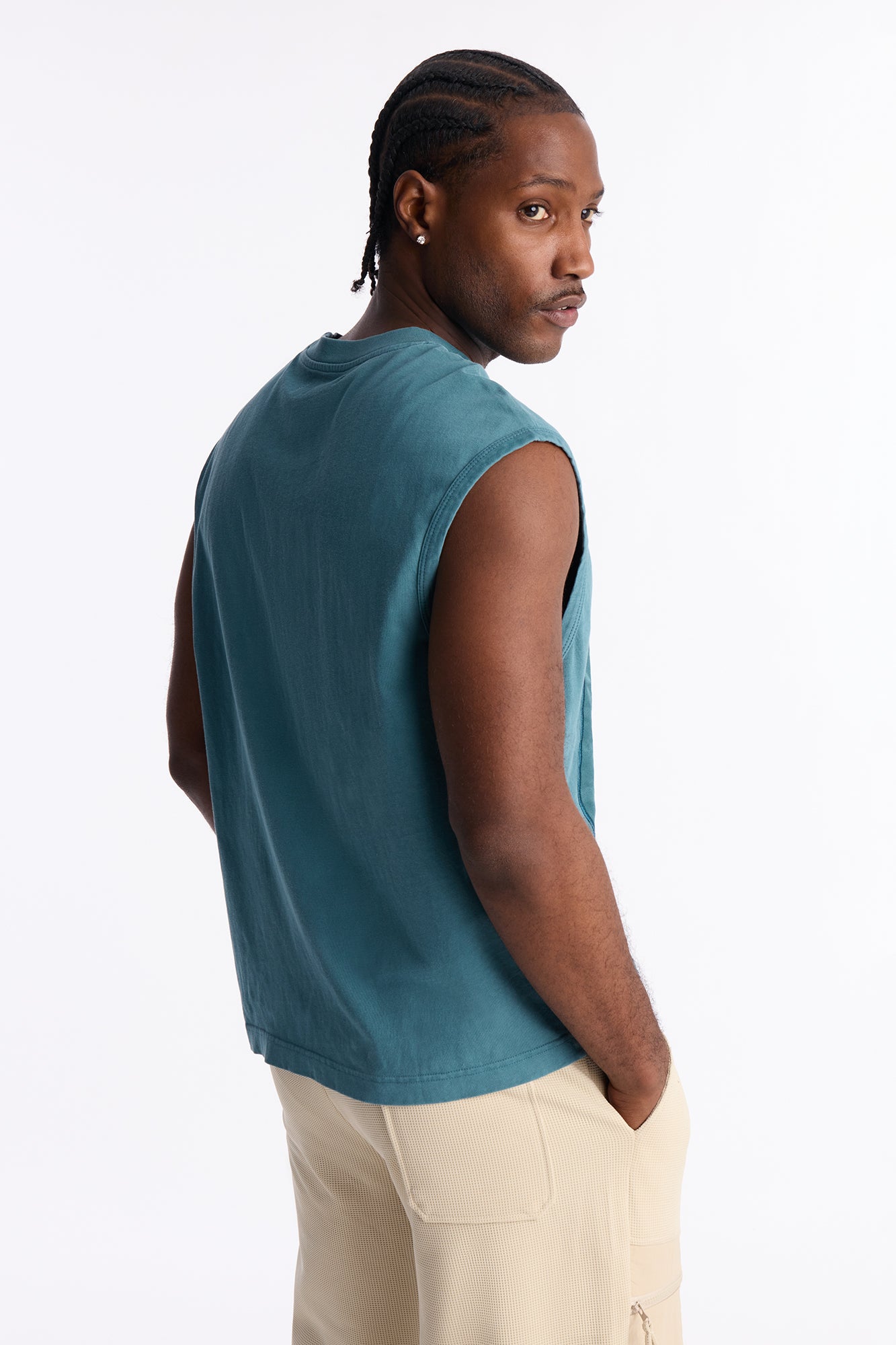 Neutral Code Muscle Tee - Blue