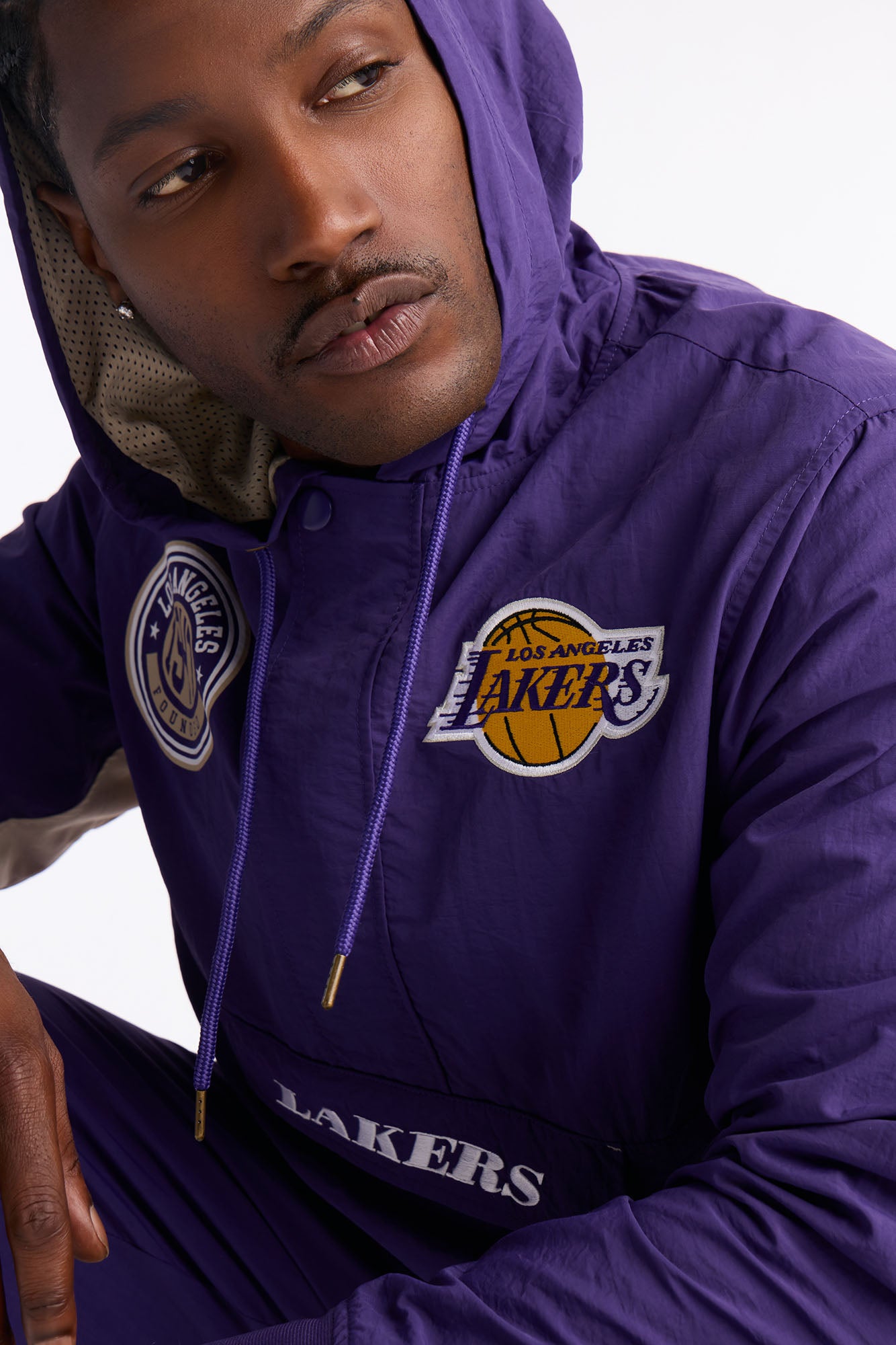 Lakers Bleacher Creature Jacket - Purple