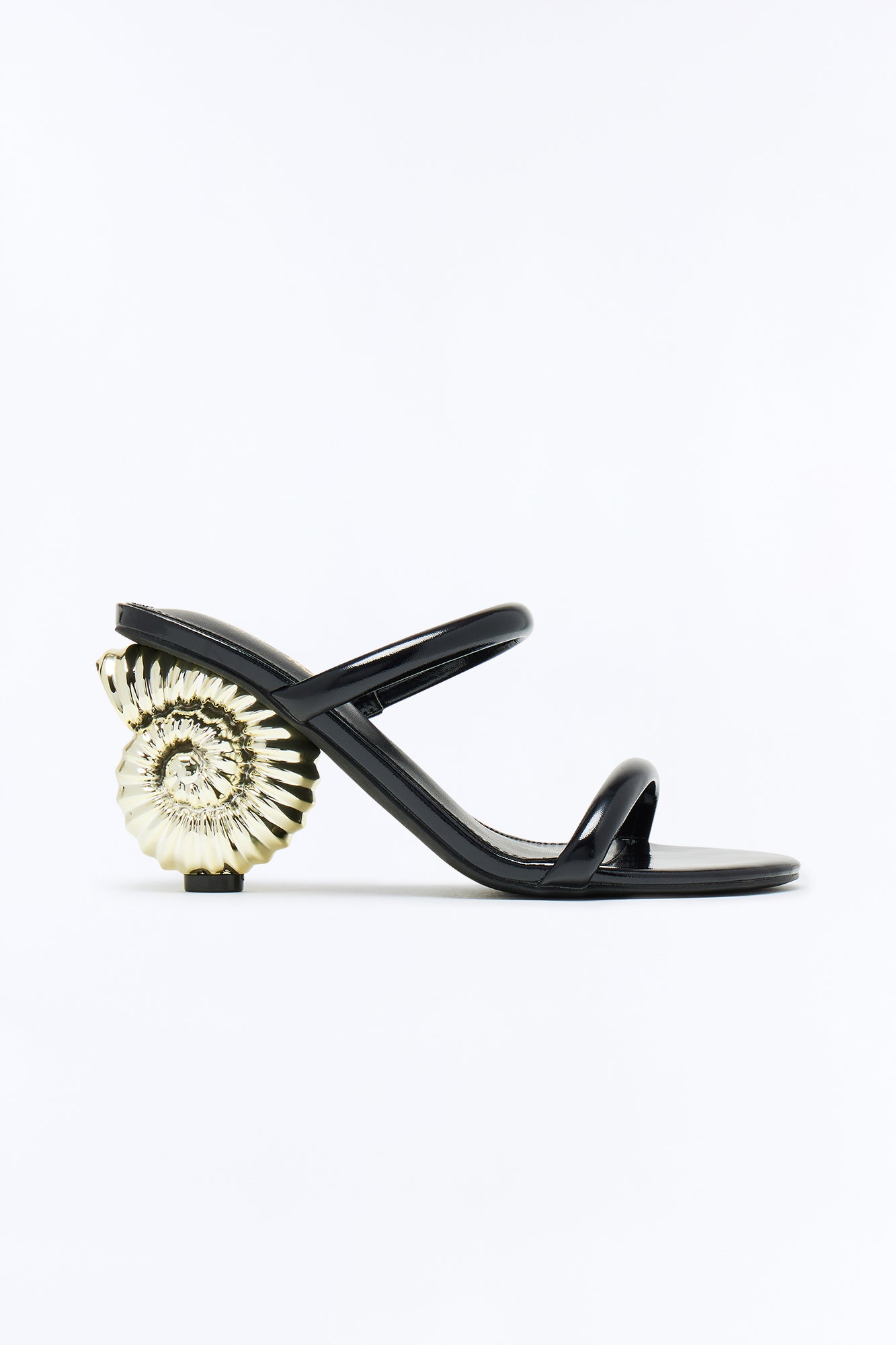 Polynesia Seashell Mules - Black