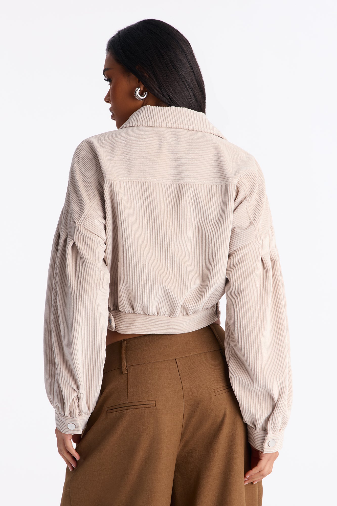 Road Tripping Corduroy Jacket - Stone