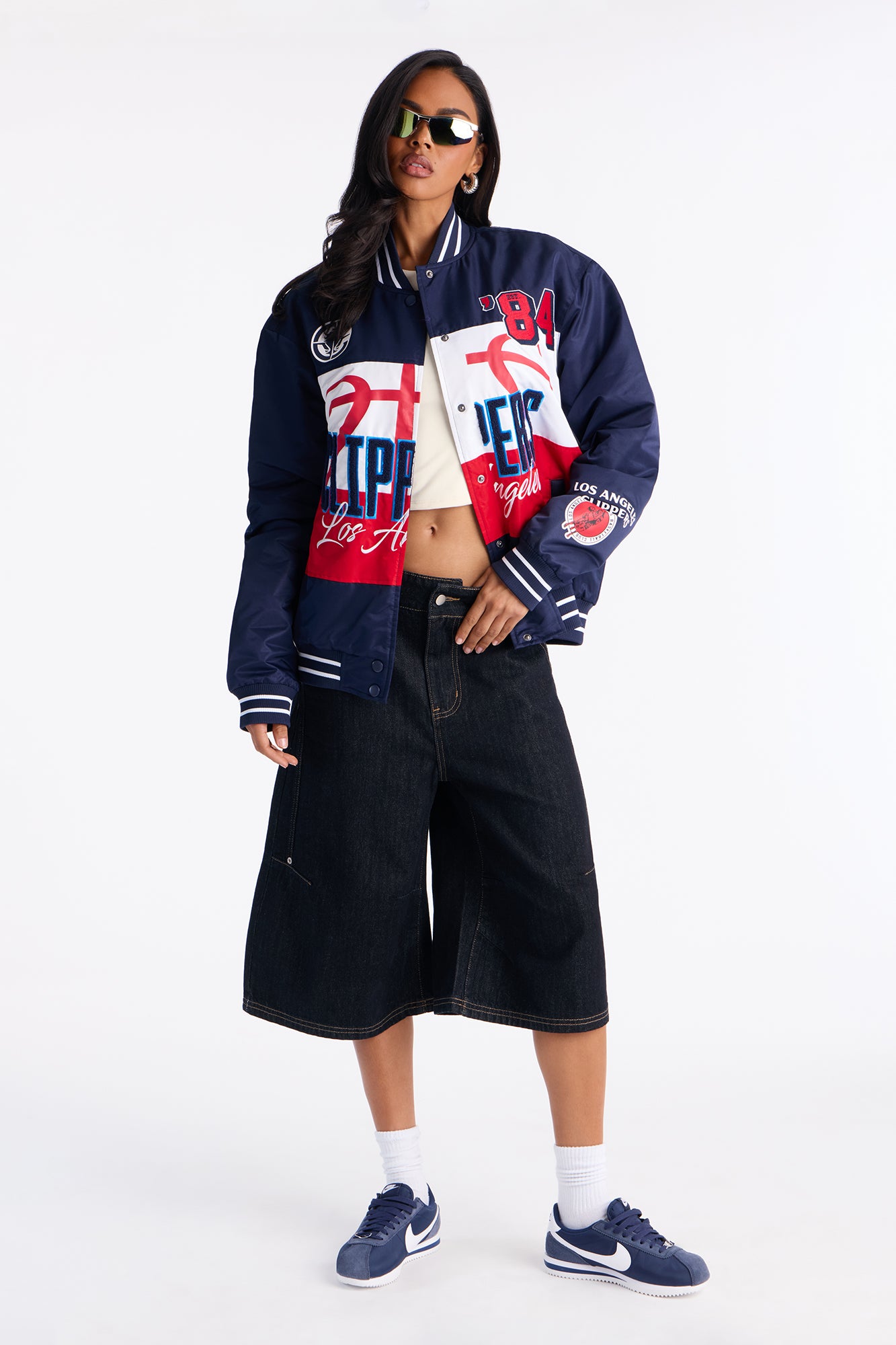 NBA LA Clippers Twill Jacket - Navy