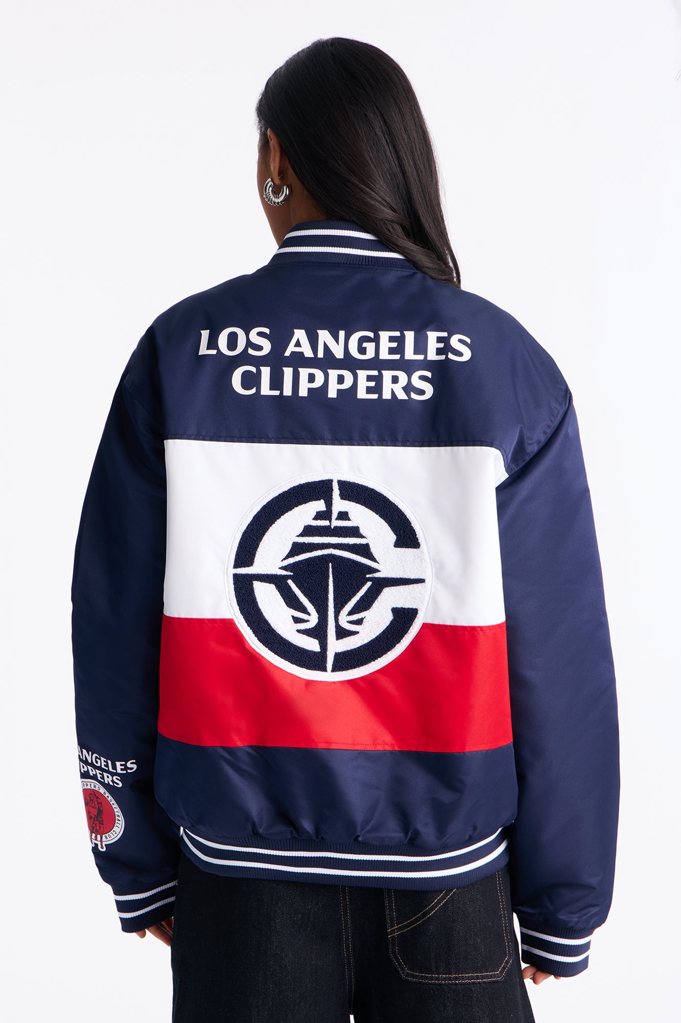 NBA LA Clippers Twill Jacket - Navy