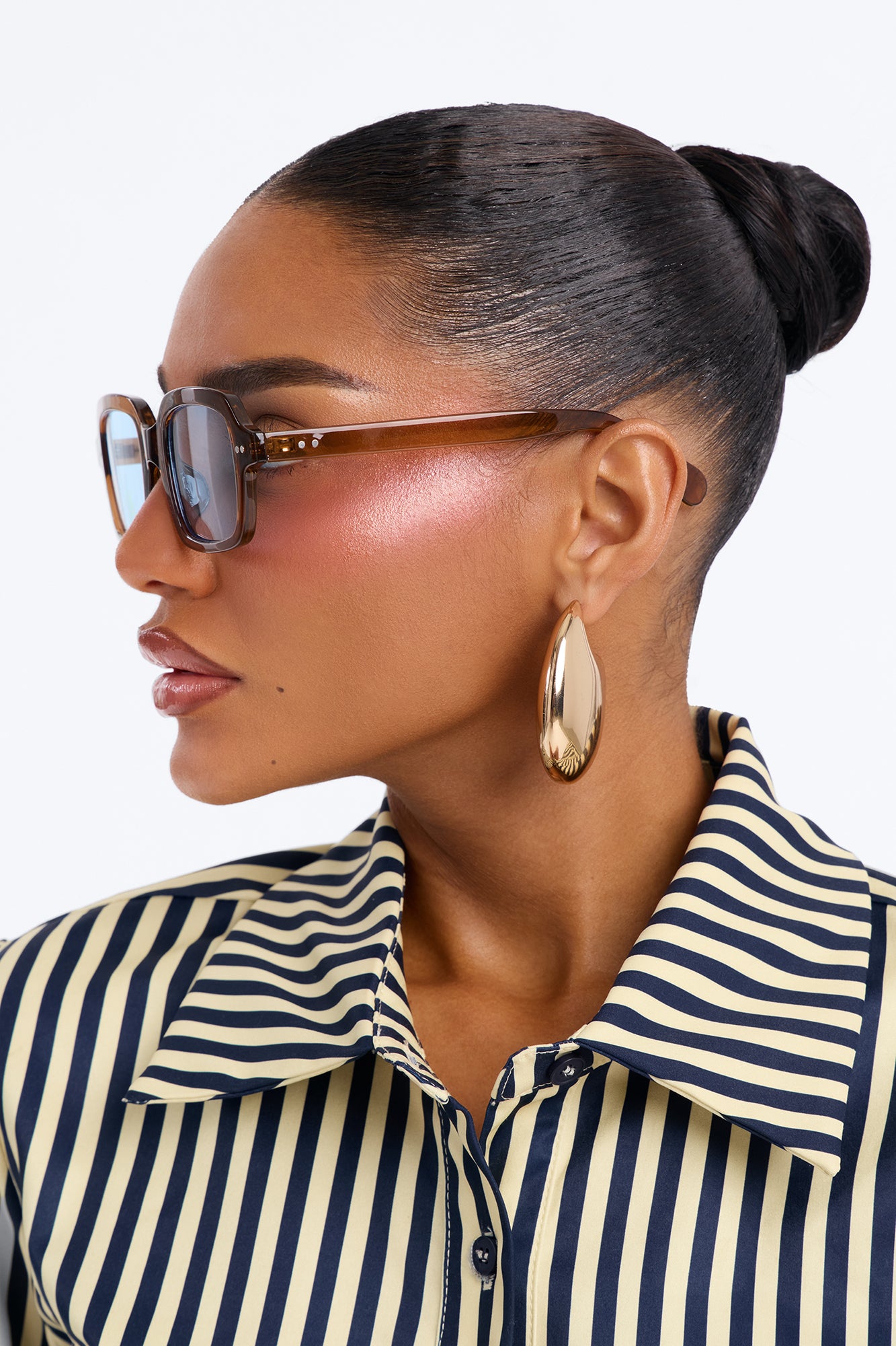 Oliver Square Sunglasses - Brown/combo