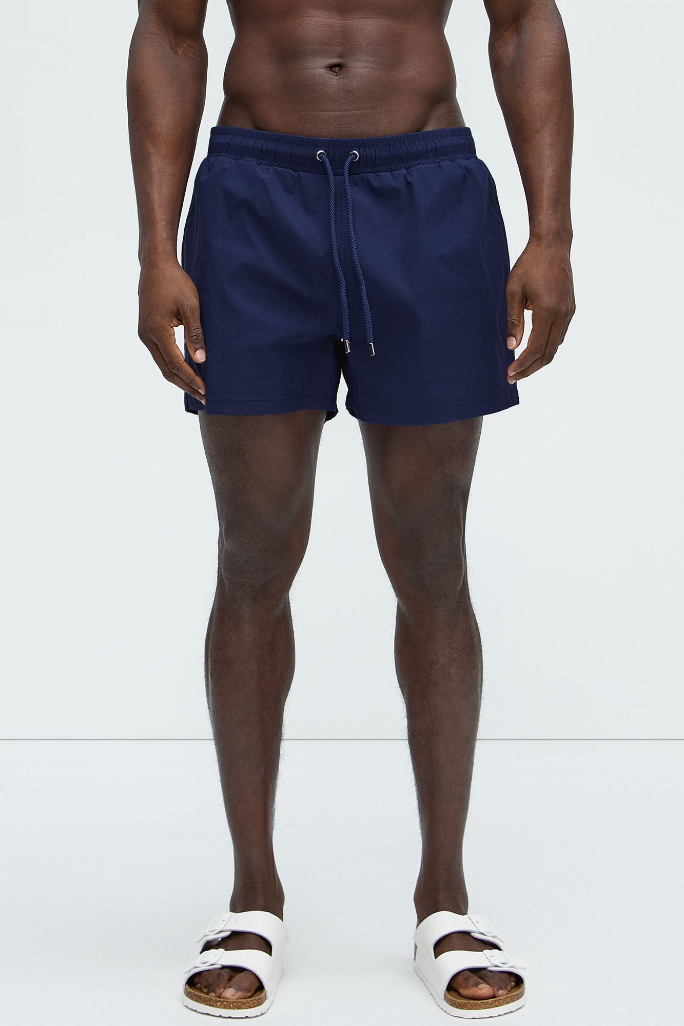 Montez Stretch Swim Trunk 4″ - Navy