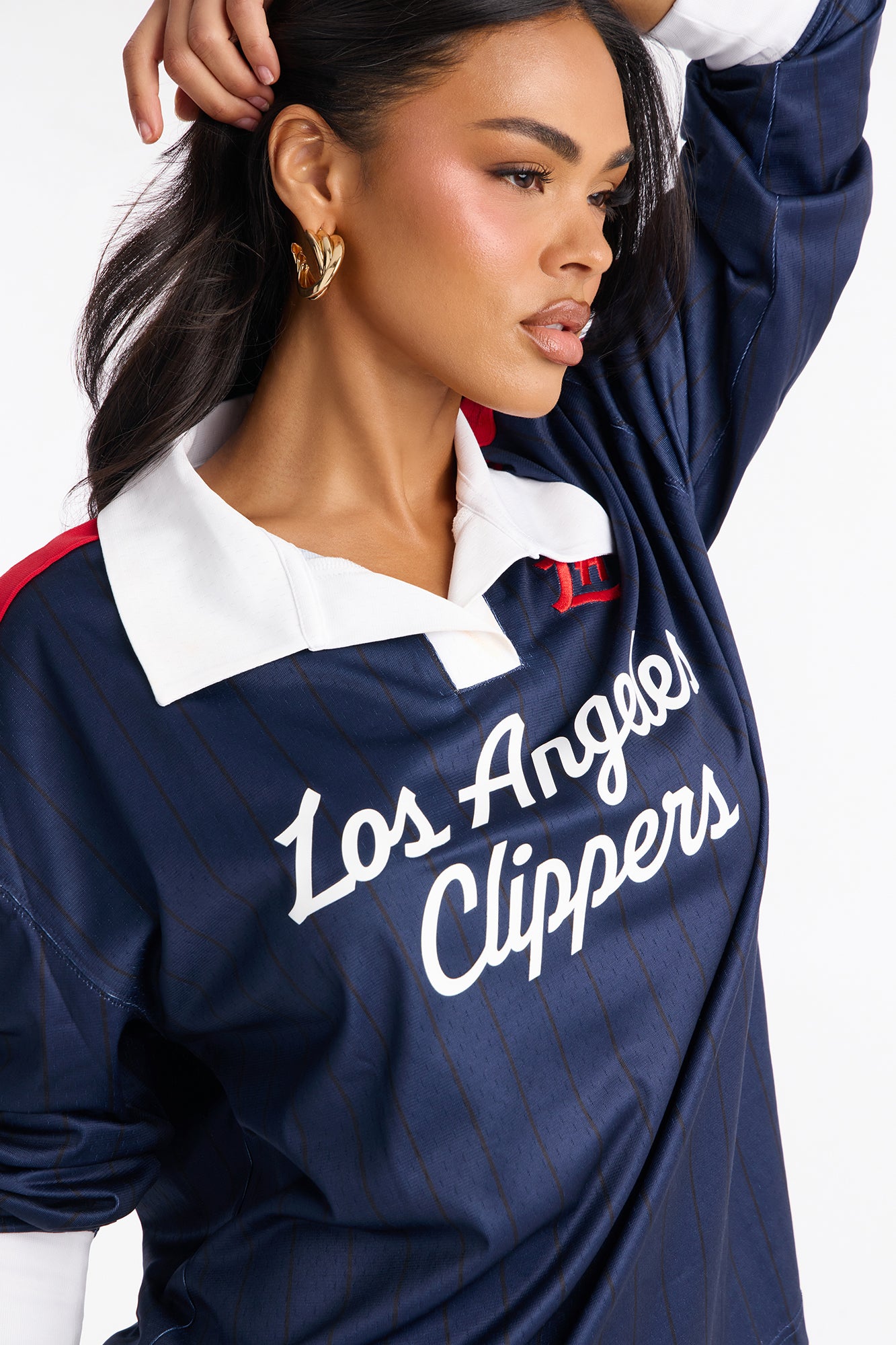 NBA LA Clippers Long Sleeve Top - Navy