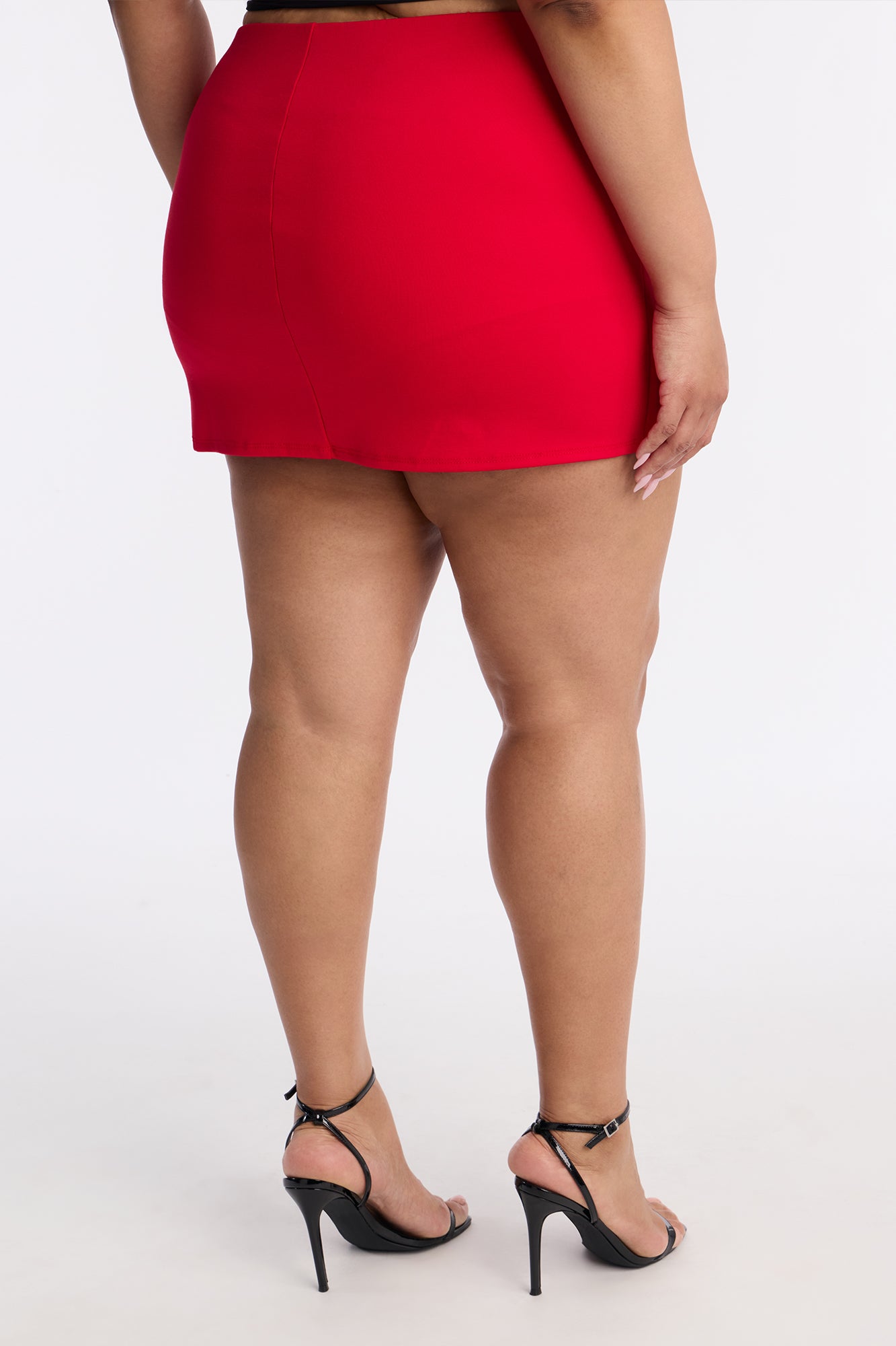 Lara Ponte Wrap Skort - Red