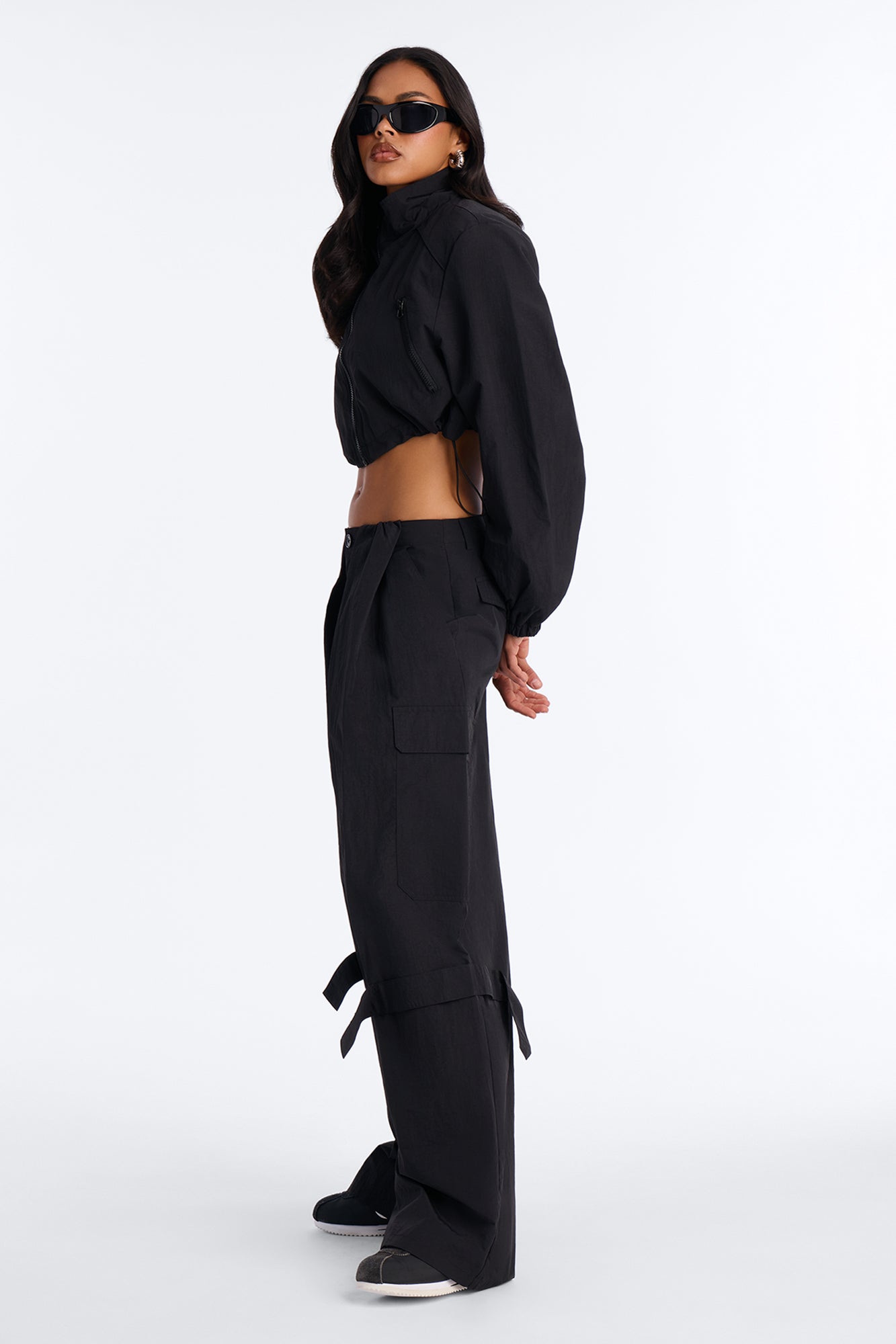 High Standards Windbreaker Pants - Black