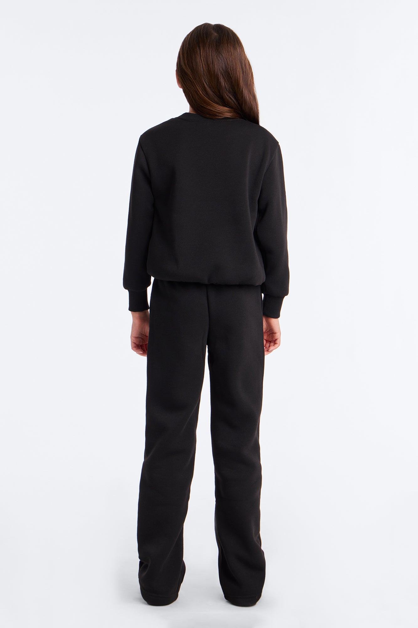 Mini Obsessed With Bows Pant Set - Black
