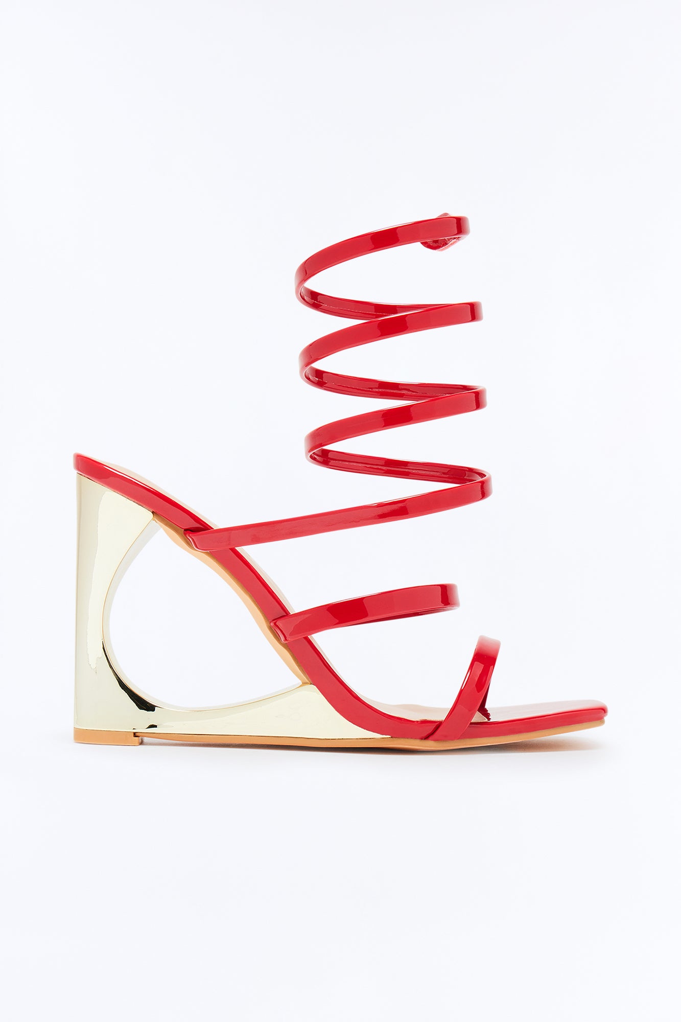 Phebes Wrap Up Novelty Wedges - Red