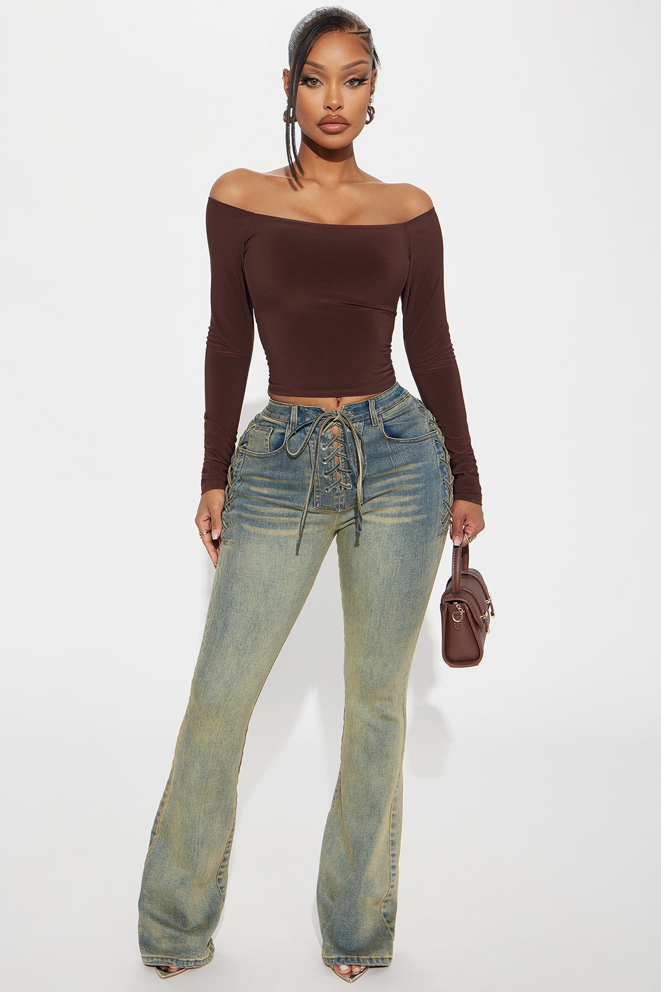 Sasha Ballerina Top - Chocolate
