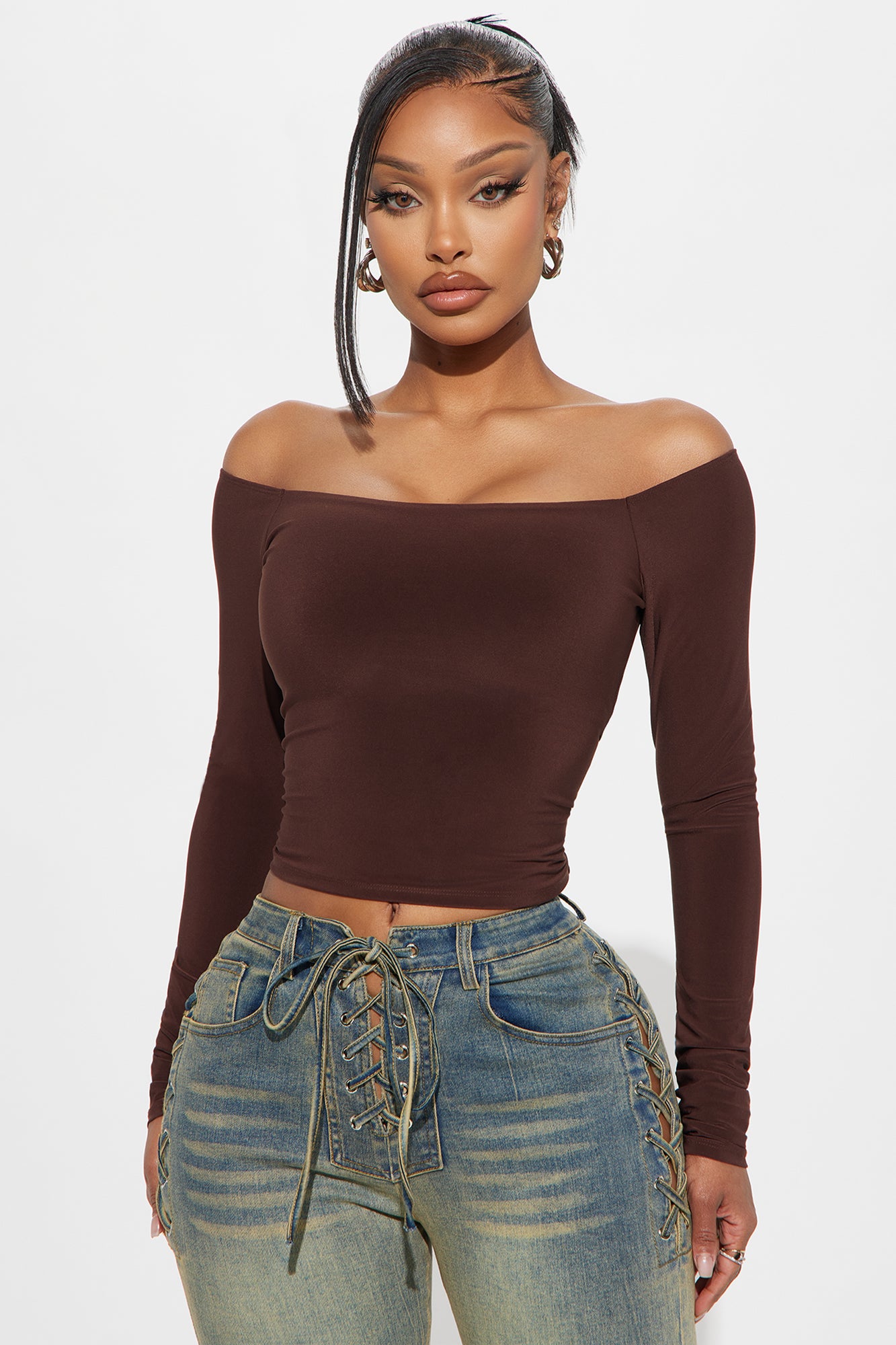 Sasha Ballerina Top - Chocolate