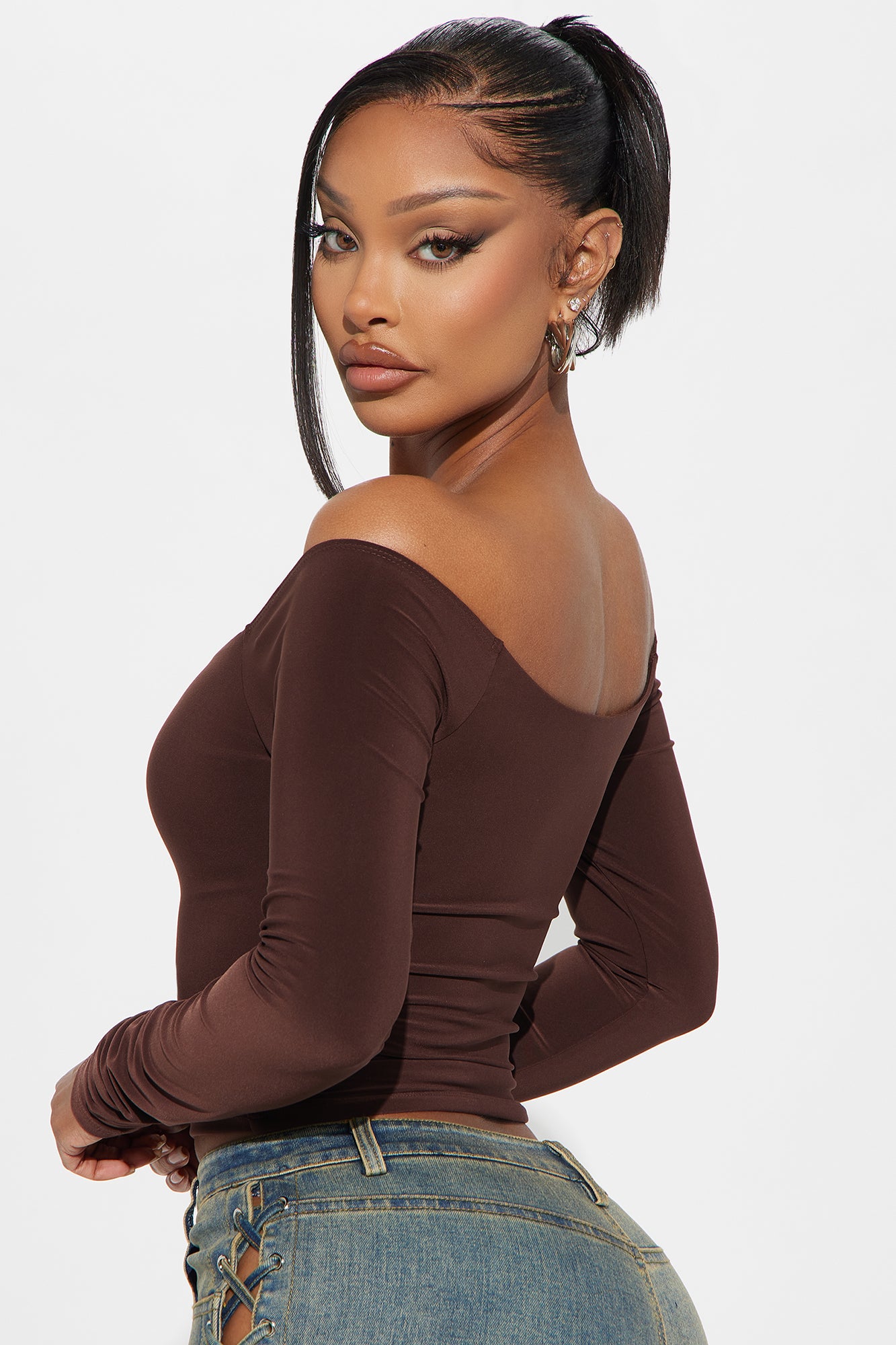 Sasha Ballerina Top - Chocolate