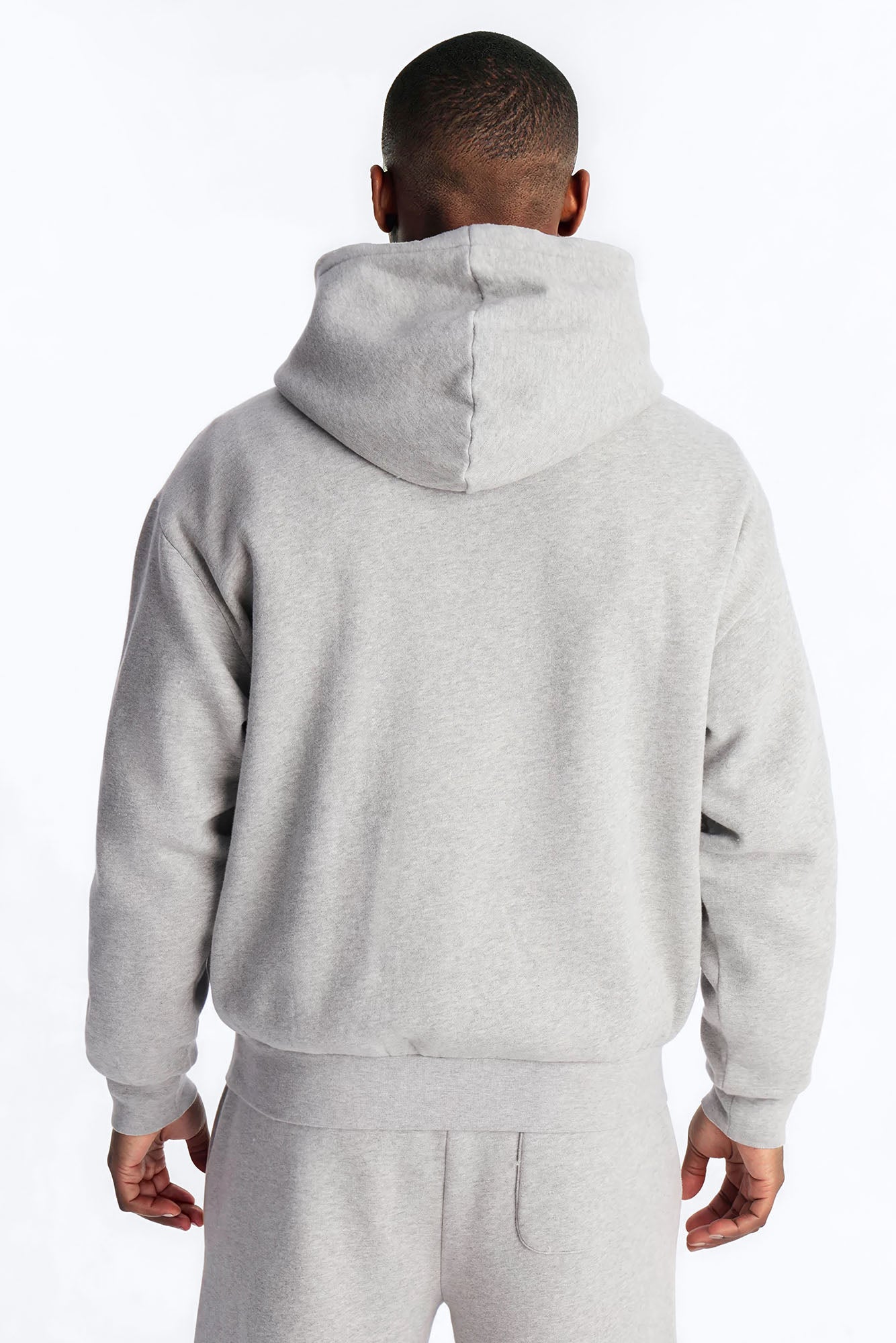 Mellow Patch Hoodie - Heather Grey
