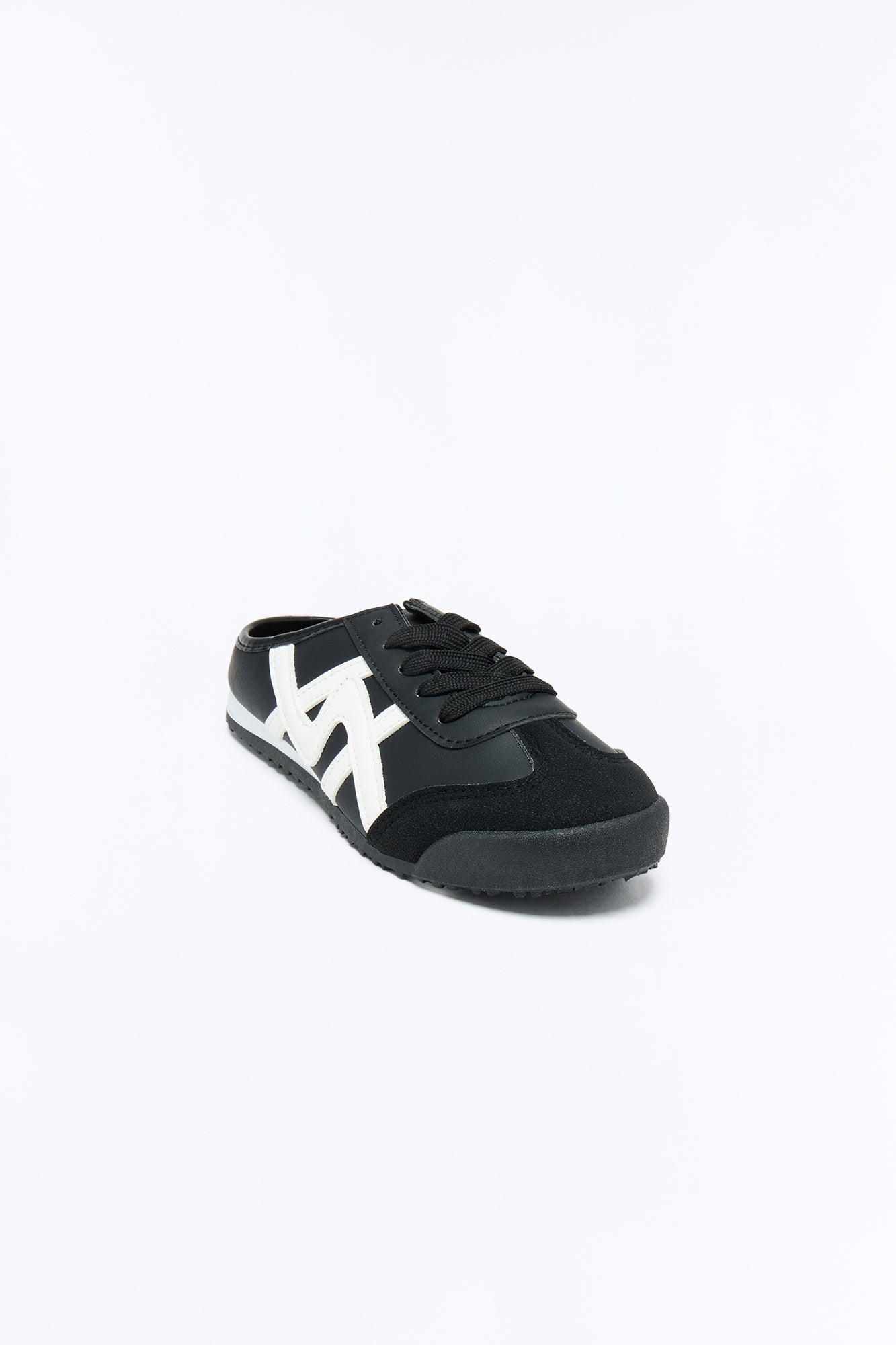 Mini Kobe Open Back Sneakers - Black/White