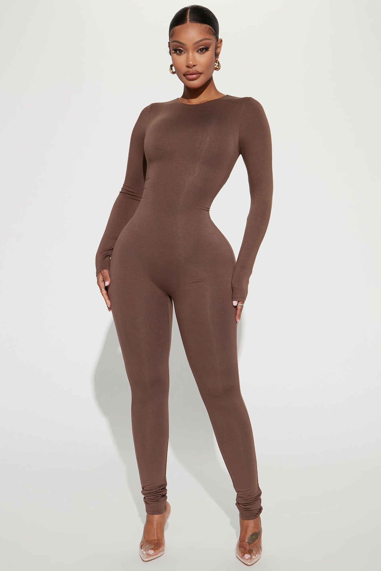 Bre Butter Snatched Jumpsuit - Brown