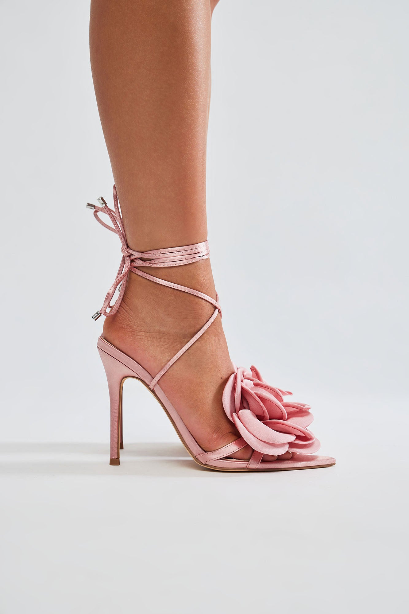 Love Is Blooming Heeled Sandals - Mauve
