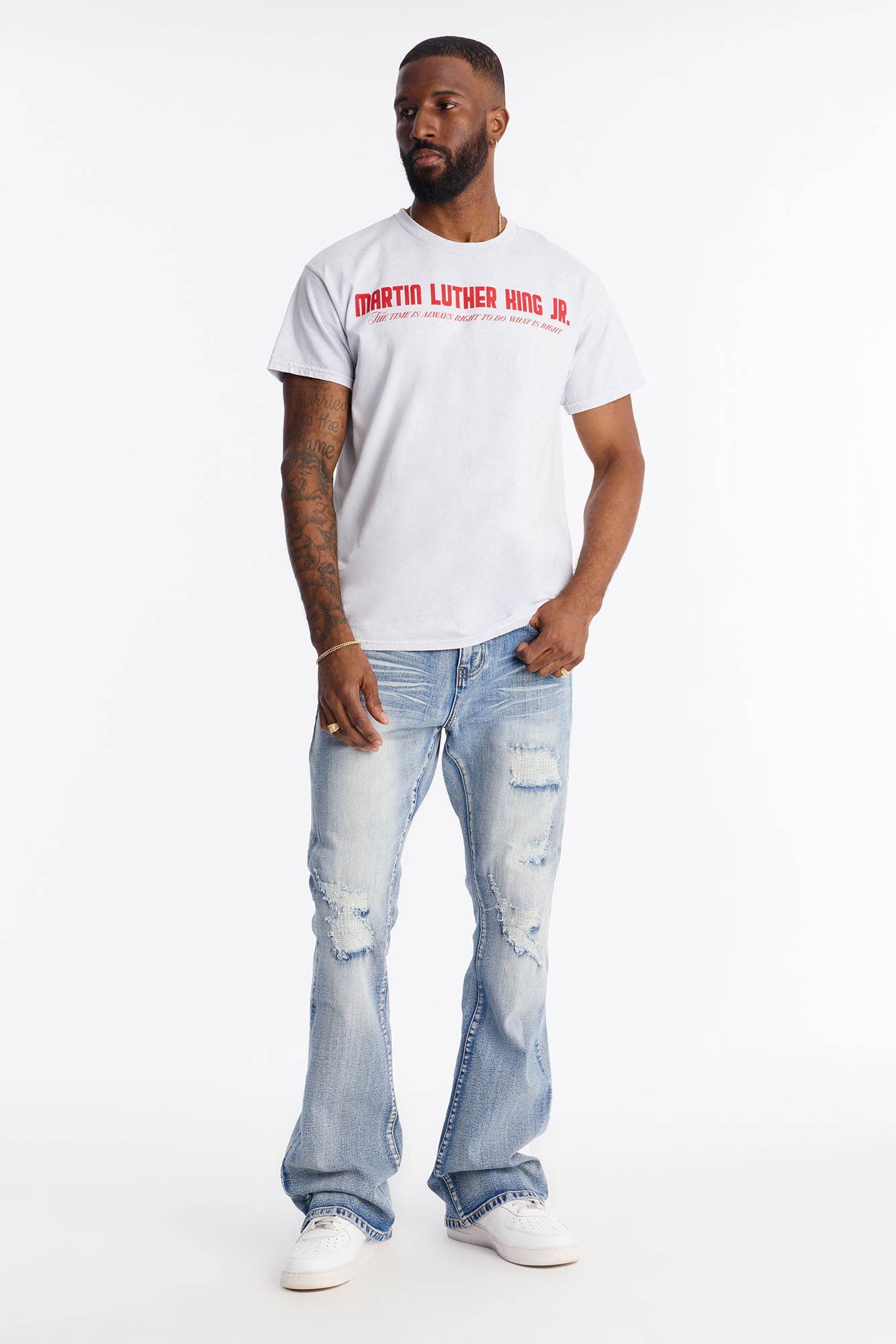 MLK Legacy Short Sleeve Tee - Grey