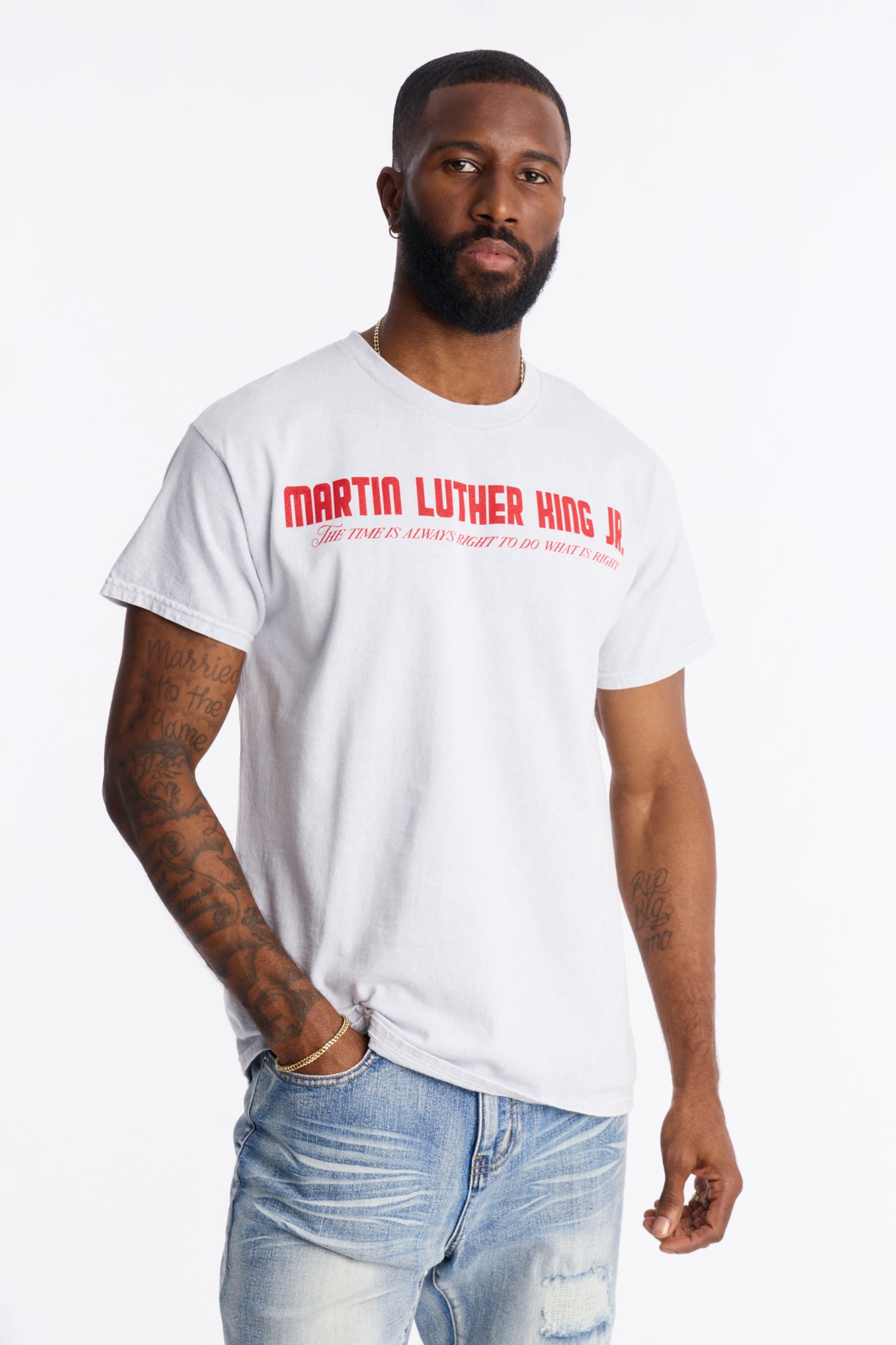 MLK Legacy Short Sleeve Tee - Grey