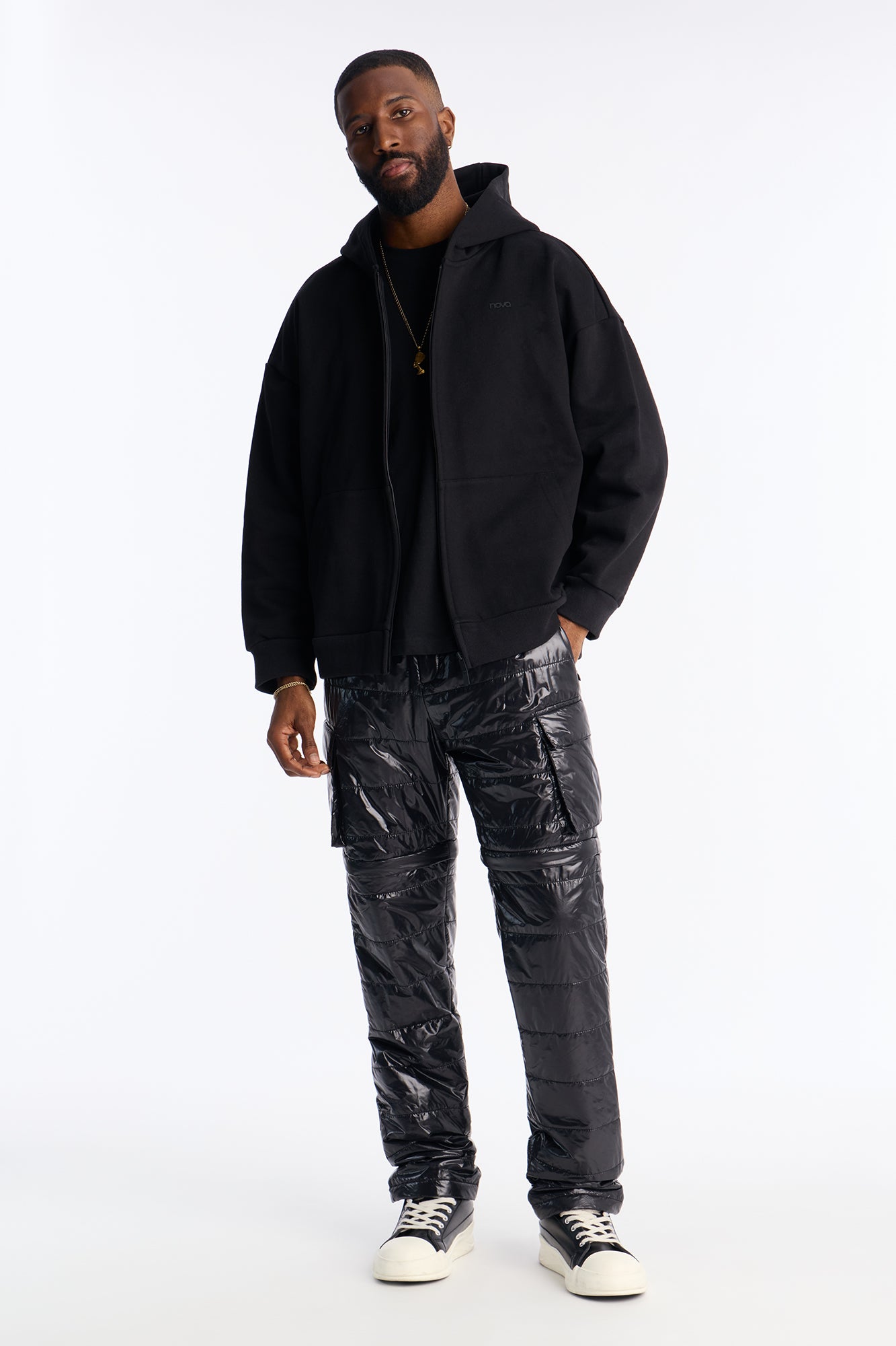 Slim Aspen Slopes Two In One Cargo Zip Short - Black