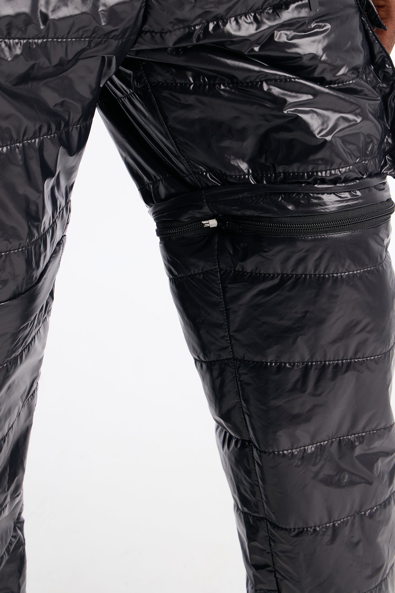 Slim Aspen Slopes Two In One Cargo Zip Short - Black