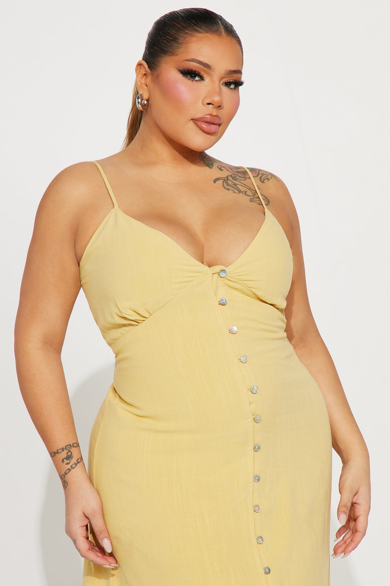Genevieve Maxi Dress - Yellow