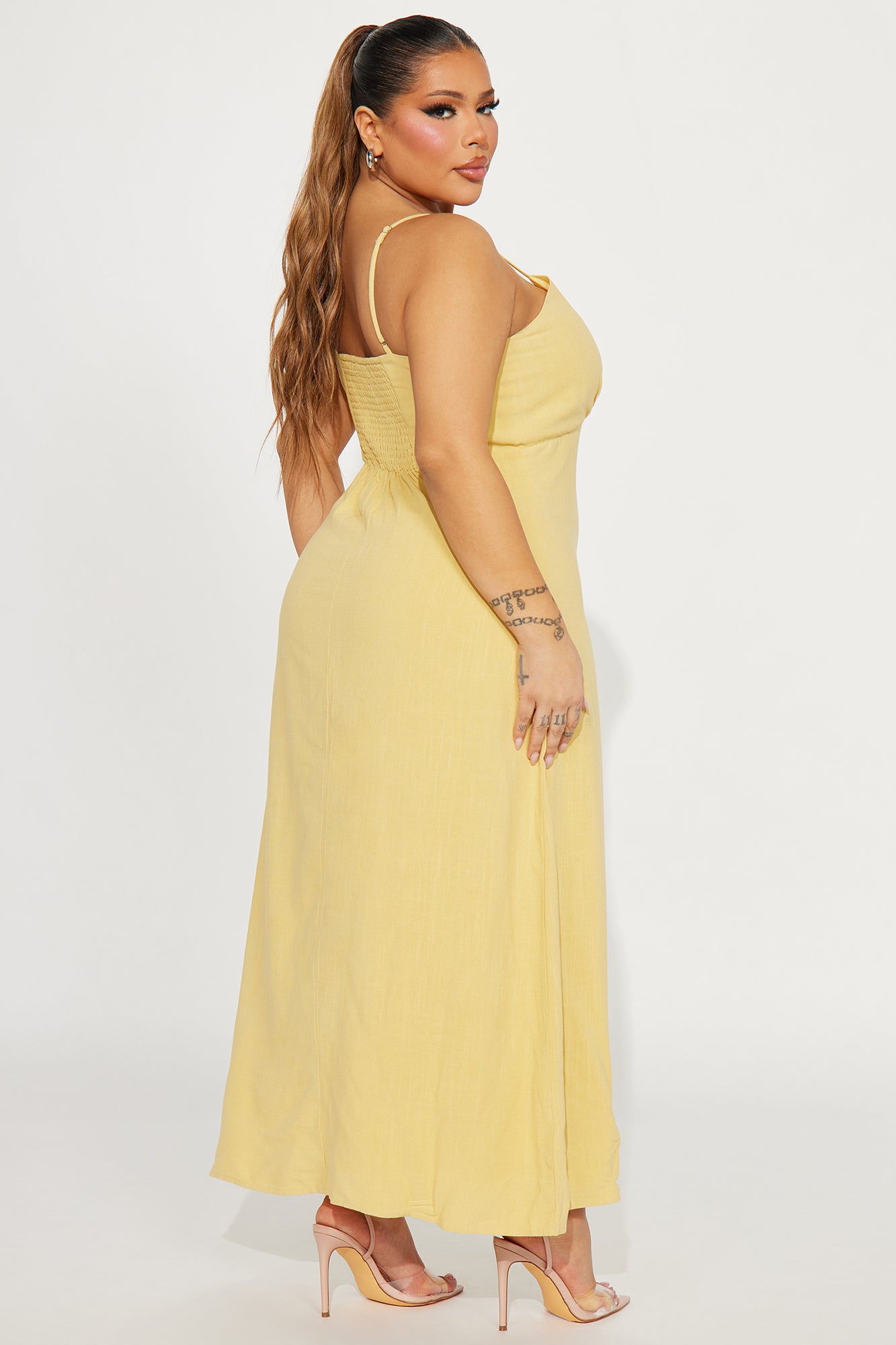 Genevieve Maxi Dress - Yellow