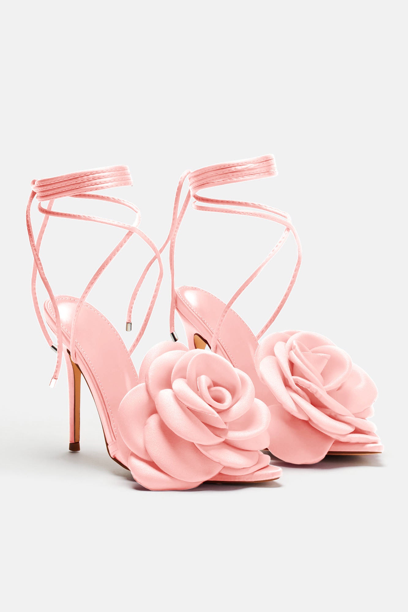 Love Is Blooming Heeled Sandals - Mauve