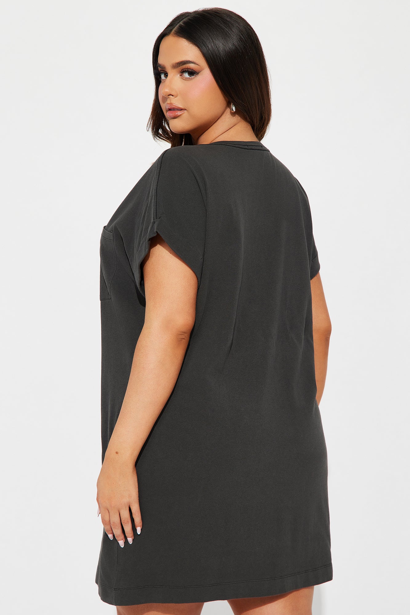 Krystal T-Shirt Dress - Black