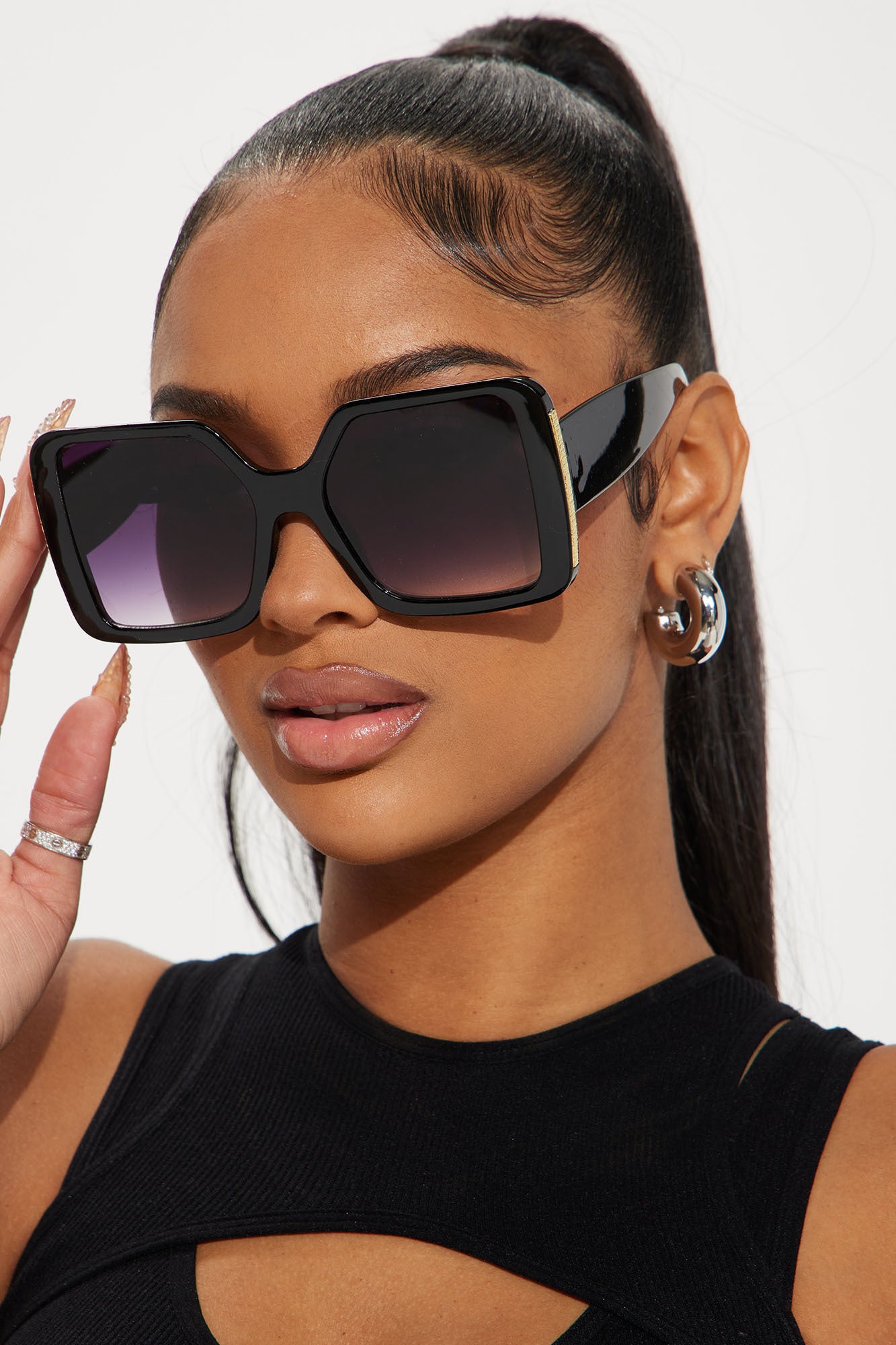 Never Letting Go Sunglasses - Black