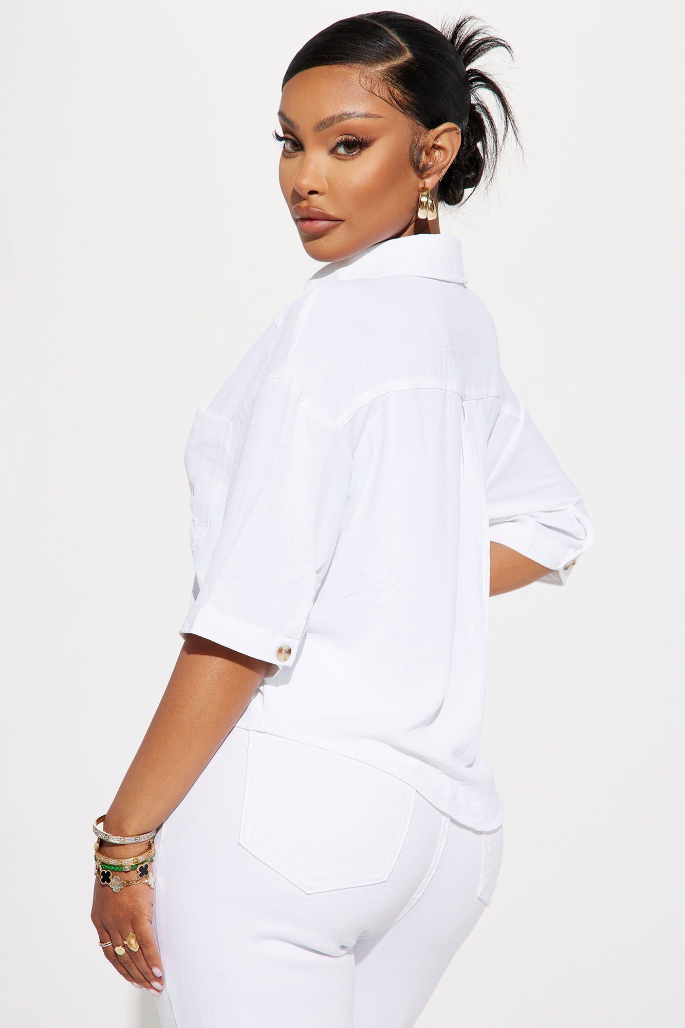 Huttley Linen Shirt - White