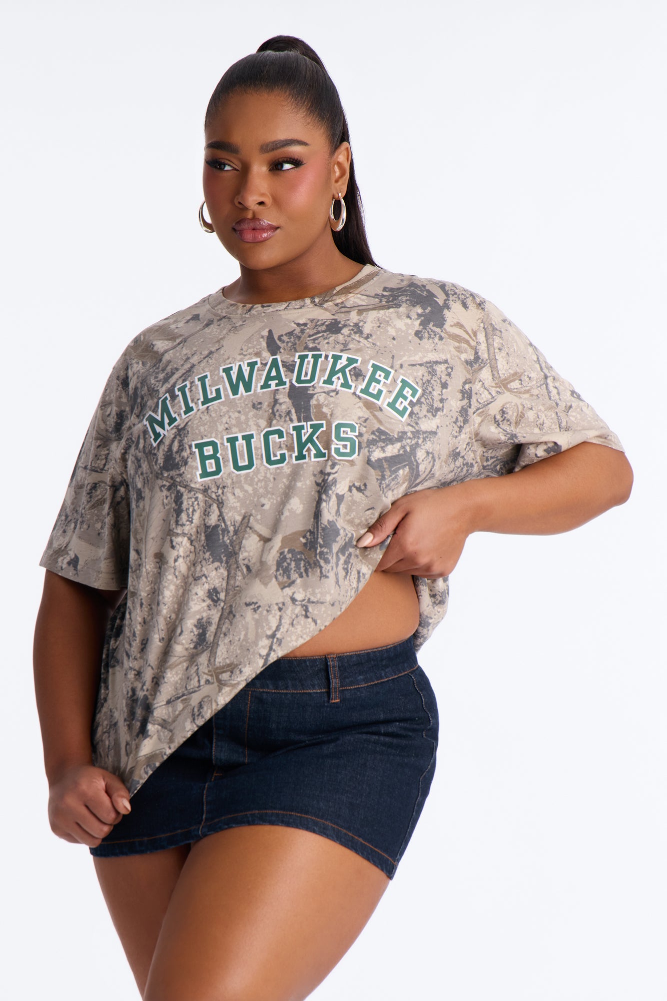 NBA Milwaukee Bucks Camo Tee - Camouflage