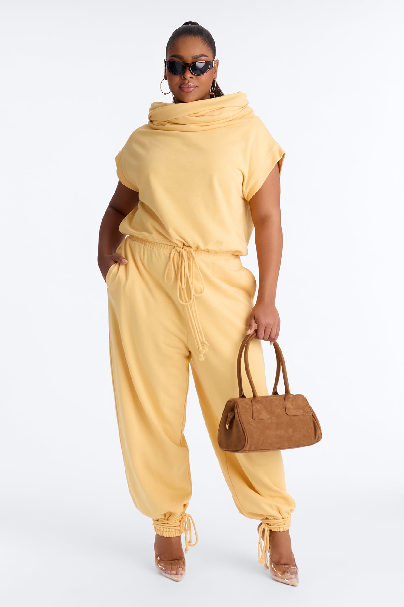 Alexa Jogger Pant Set - Butter Yellow