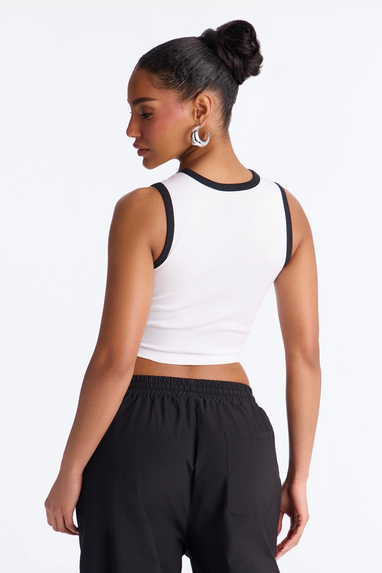 Mickey Racing Rib Tank - White