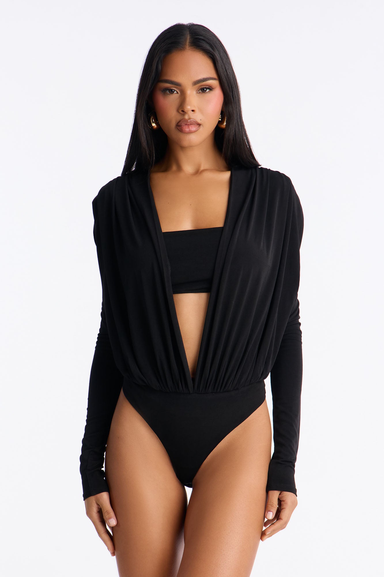 Sexy Baby Long Sleeve Jersey Bodysuit - Black