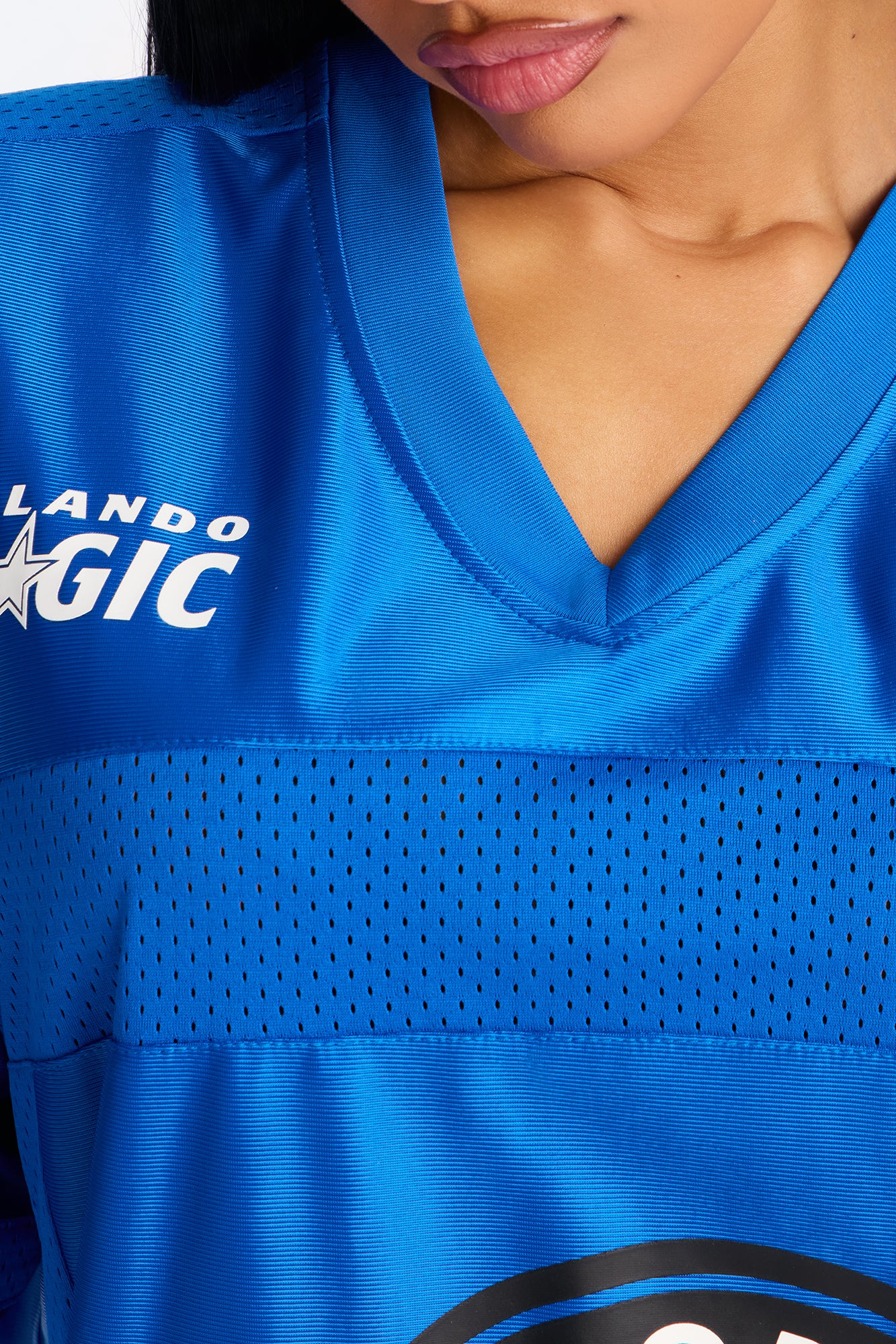 NBA Magic Oversized Mesh Tee - Blue