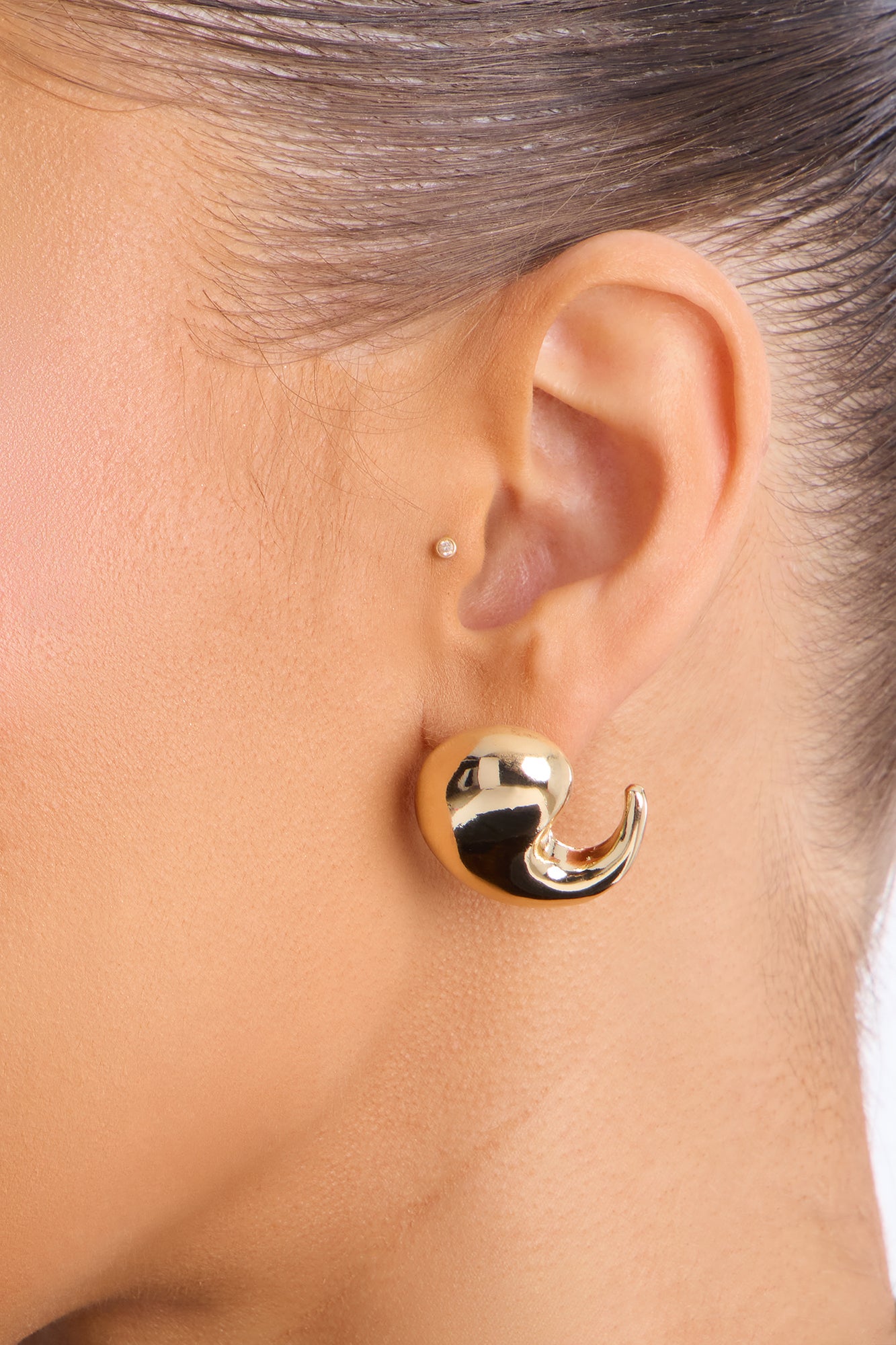 Head In The Clouds Earrings - Gold